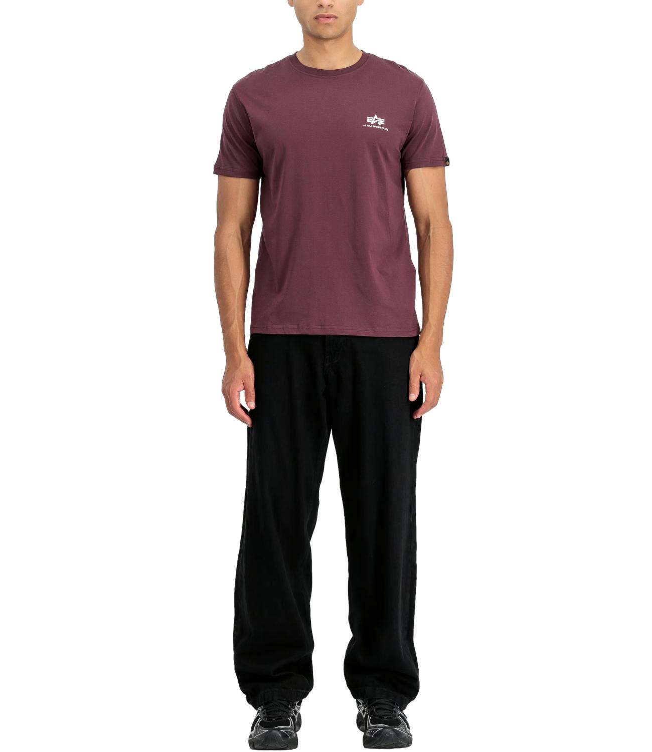 Alpha Industries T-shirt deep maroon