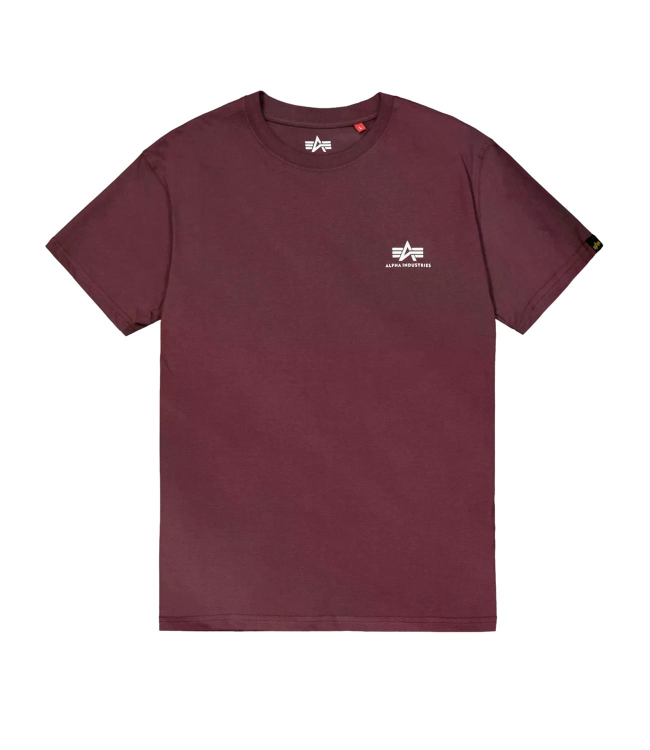 Alpha Industries T-shirt deep maroon