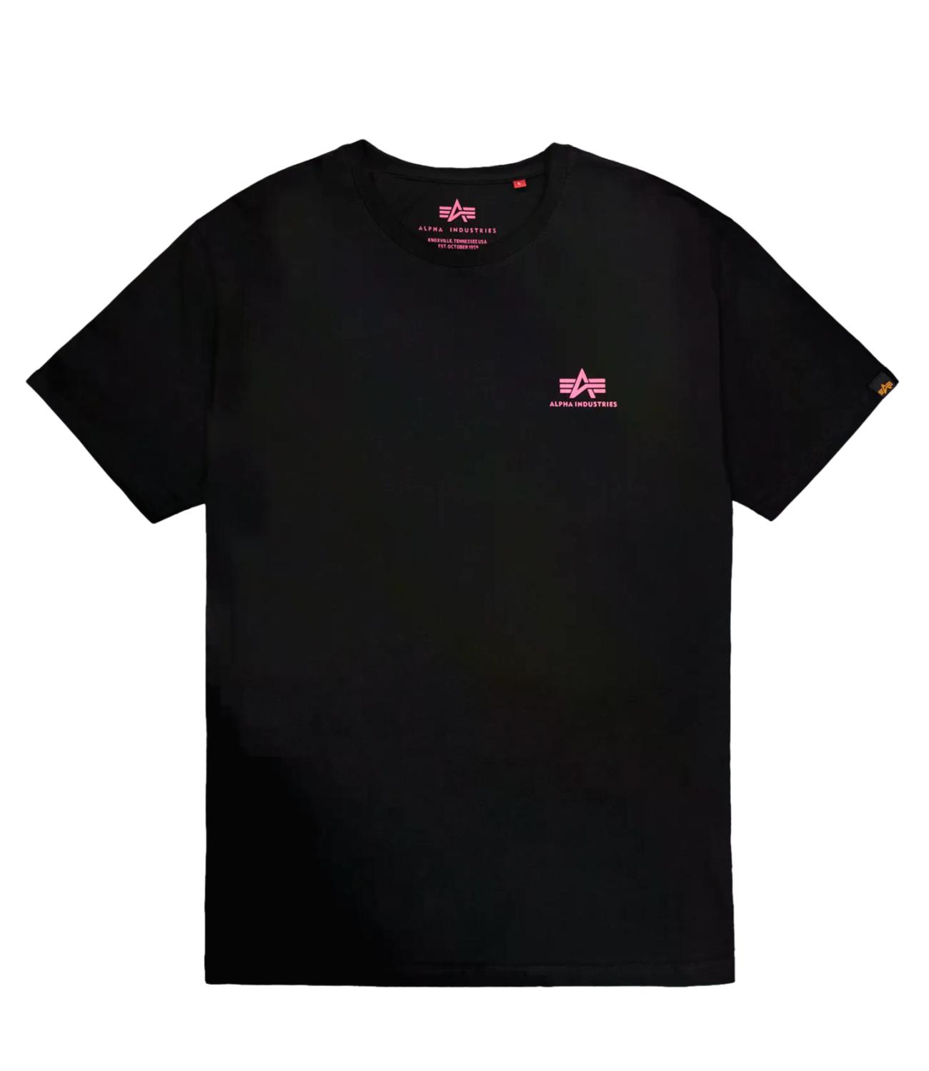 Alpha Industries T-shirt black magenta
