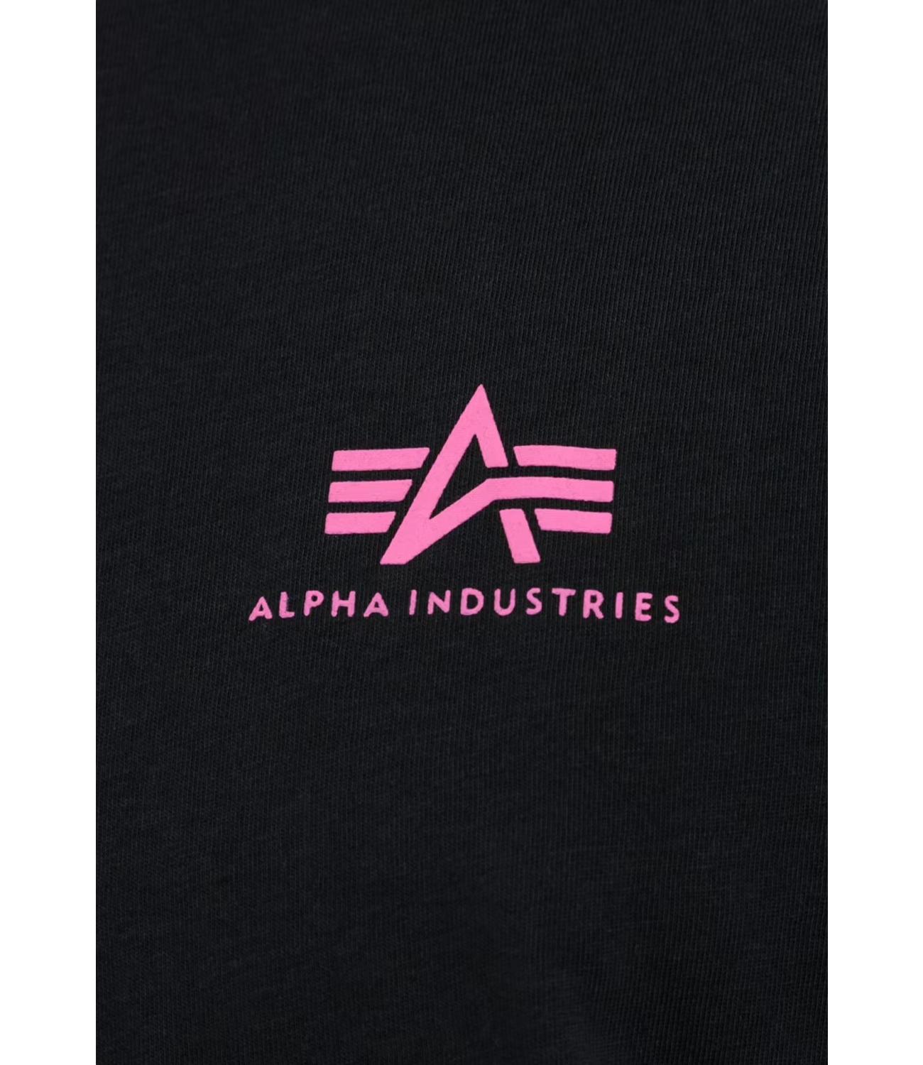 Alpha Industries T-shirt black magenta