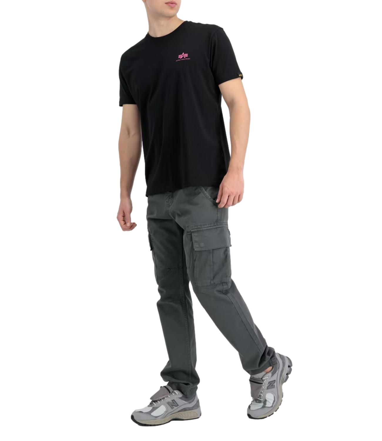 Alpha Industries T-shirt black magenta