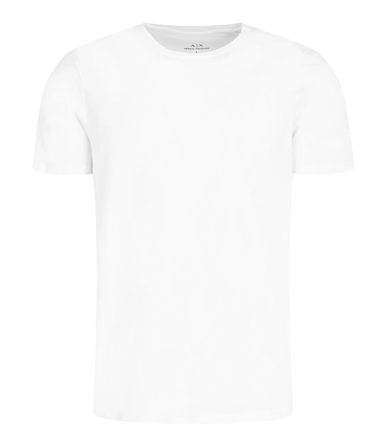 T-shirt Armani Exchange no logo bianca