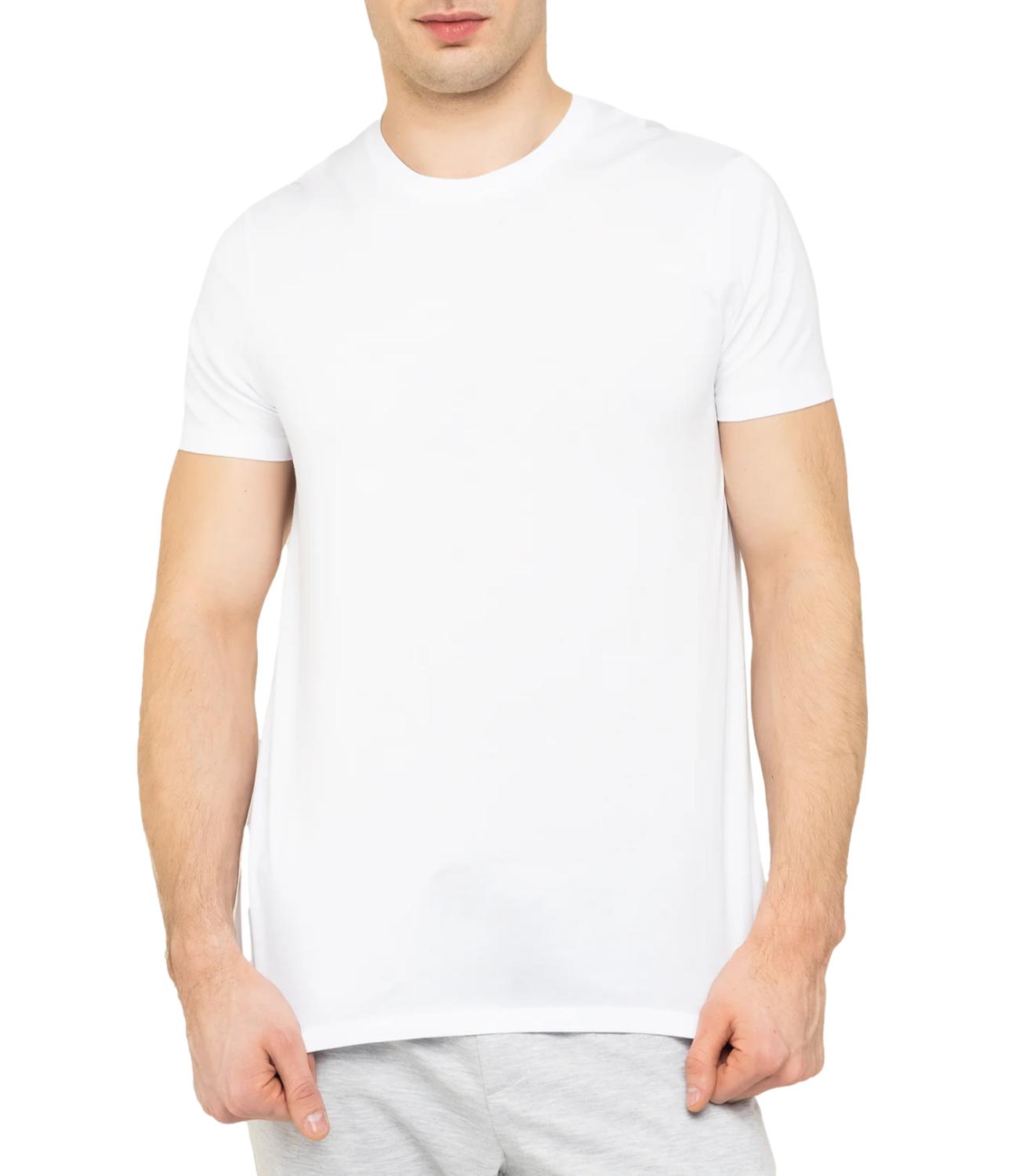 T-shirt Armani Exchange no logo bianca