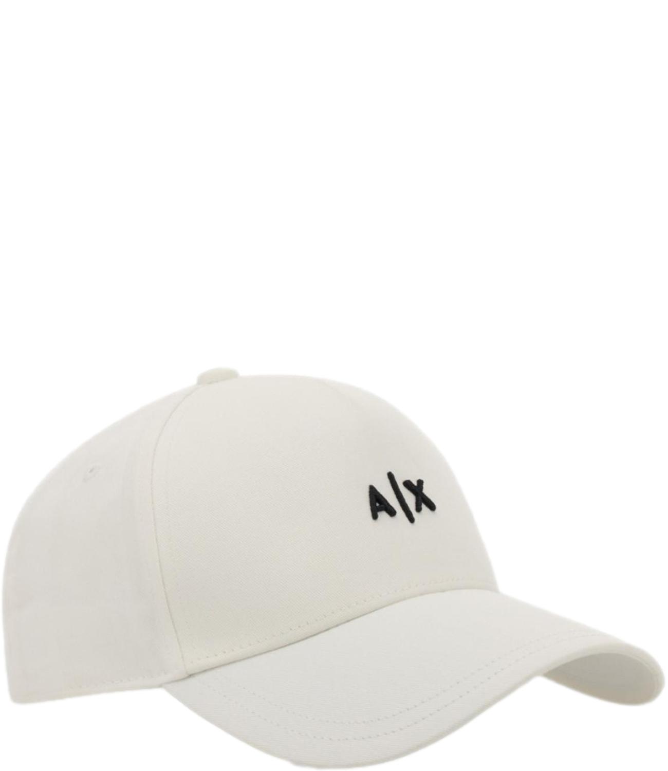 Cappellino Armani Exchange con logo A|X Bianco Unisex