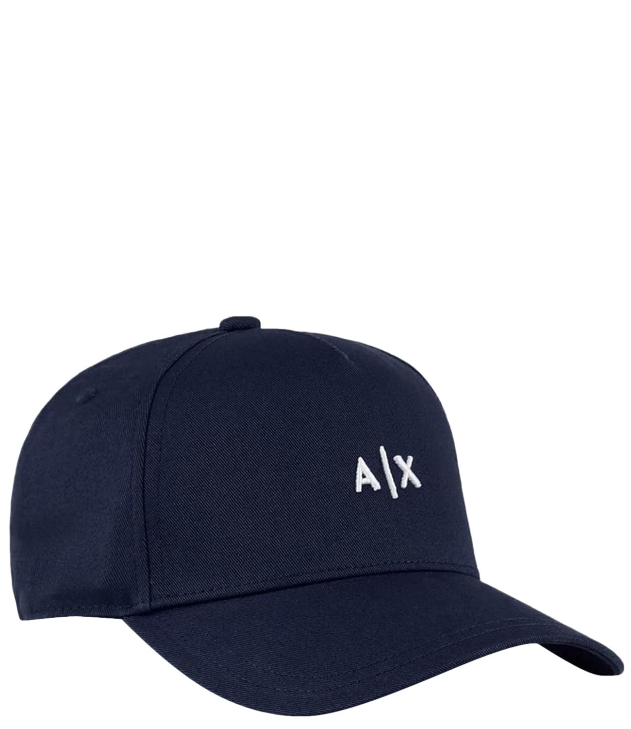Cappellino Armani Exchange con logo A|X Blu Navy Unisex