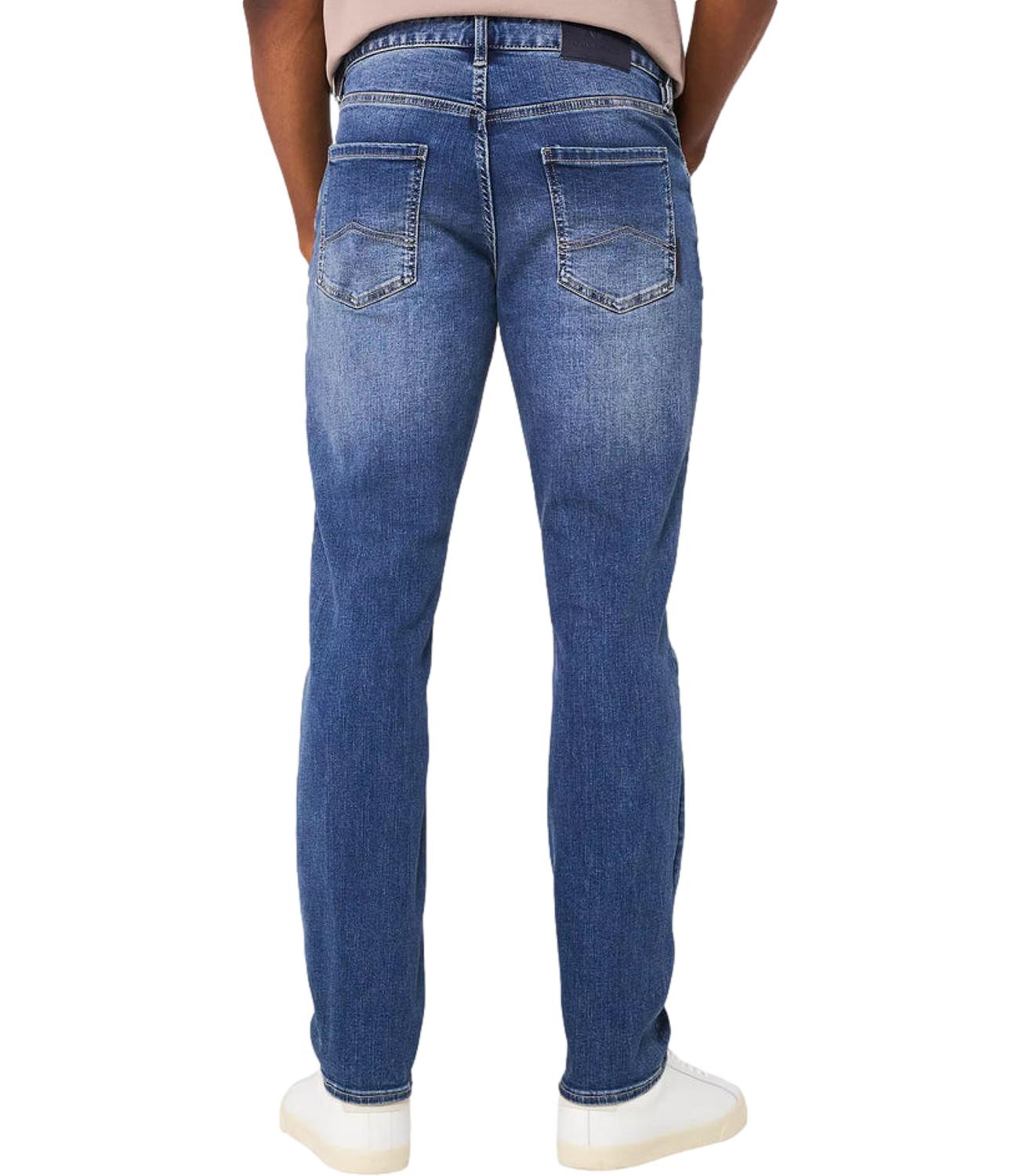jeans AX cinque tasche blu denim medio uomo