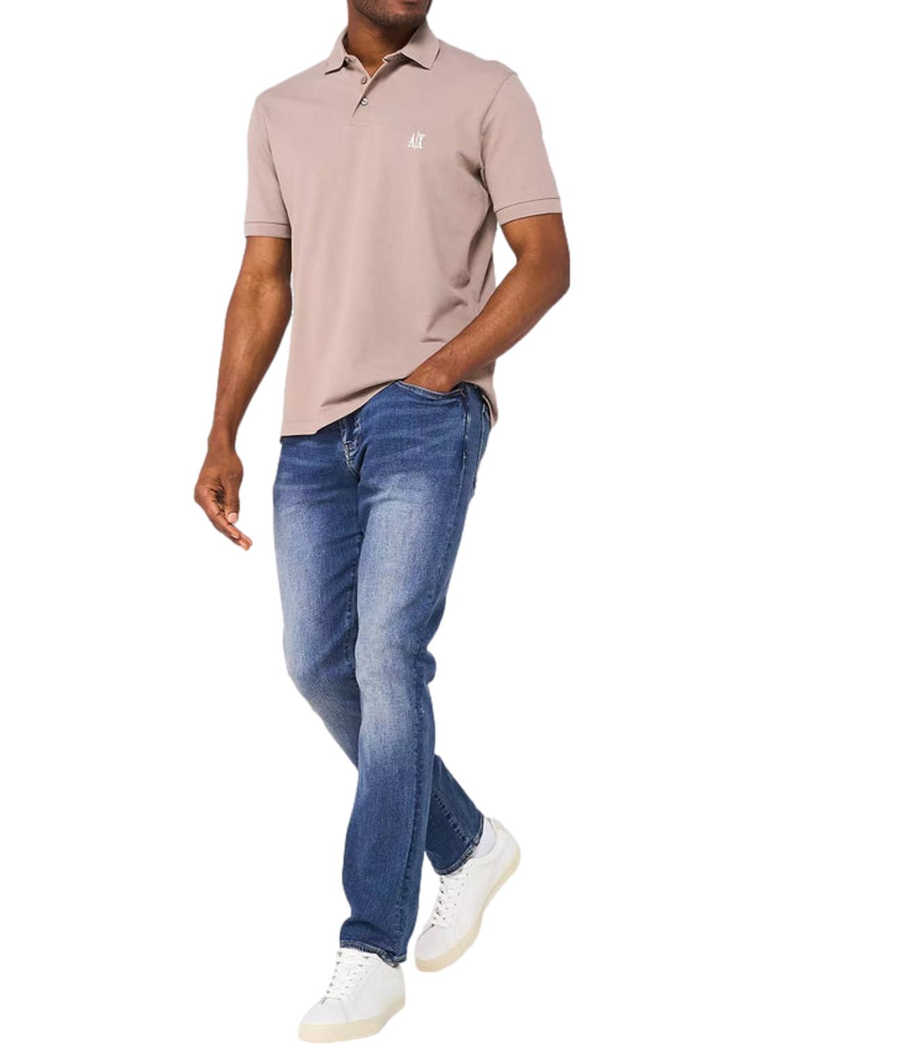 jeans AX cinque tasche blu denim medio uomo