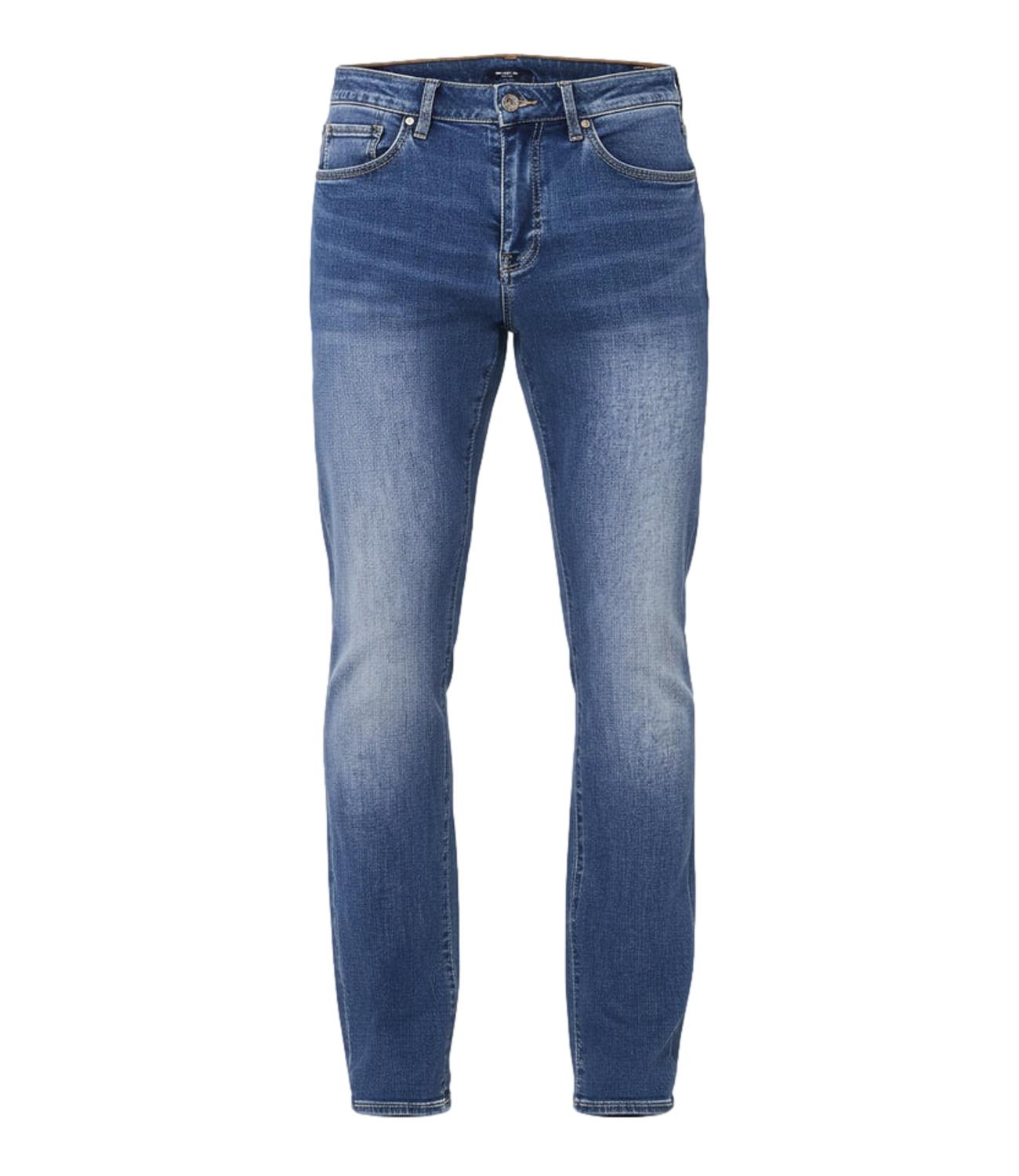 jeans AX cinque tasche blu denim medio uomo