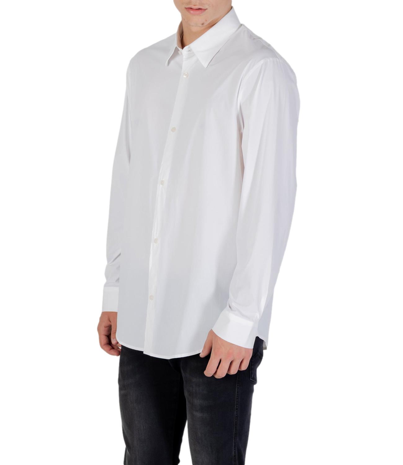 Camicia bianca a maniche lunghe Bianca Uomo