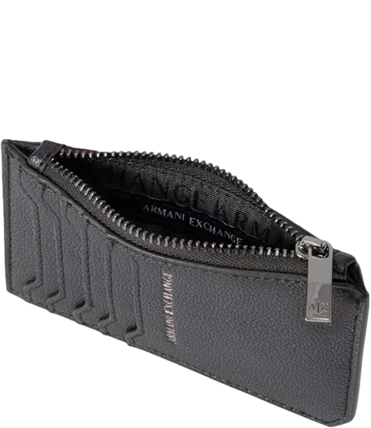 Portafogli nero Armani Exchange