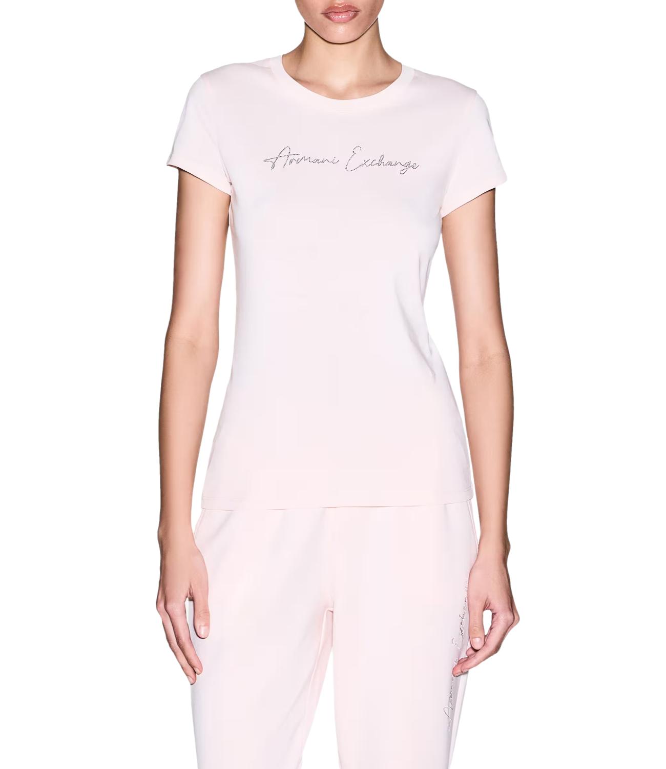 T-shirt Armani Exchange rosa donna