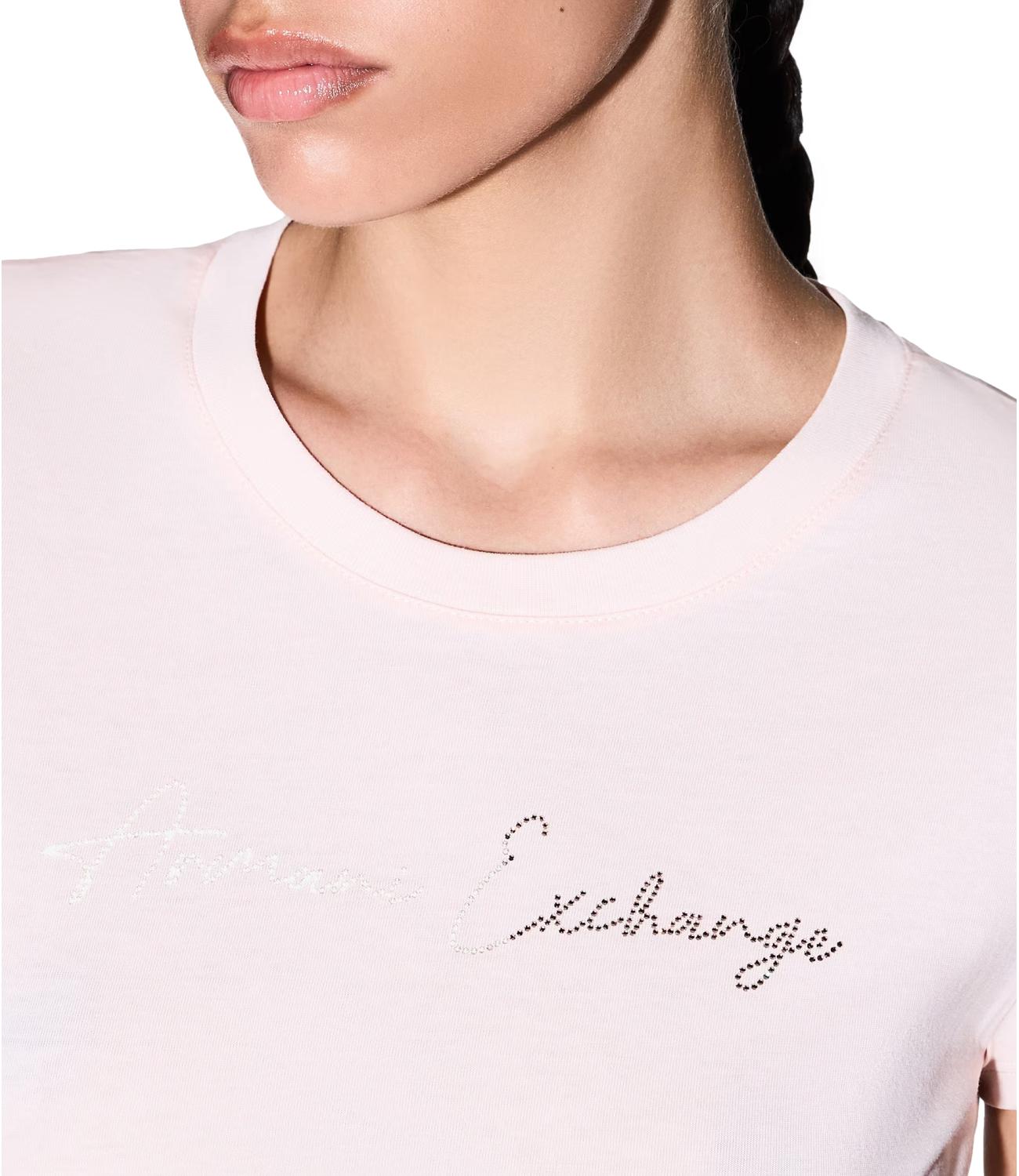 T-shirt Armani Exchange rosa donna