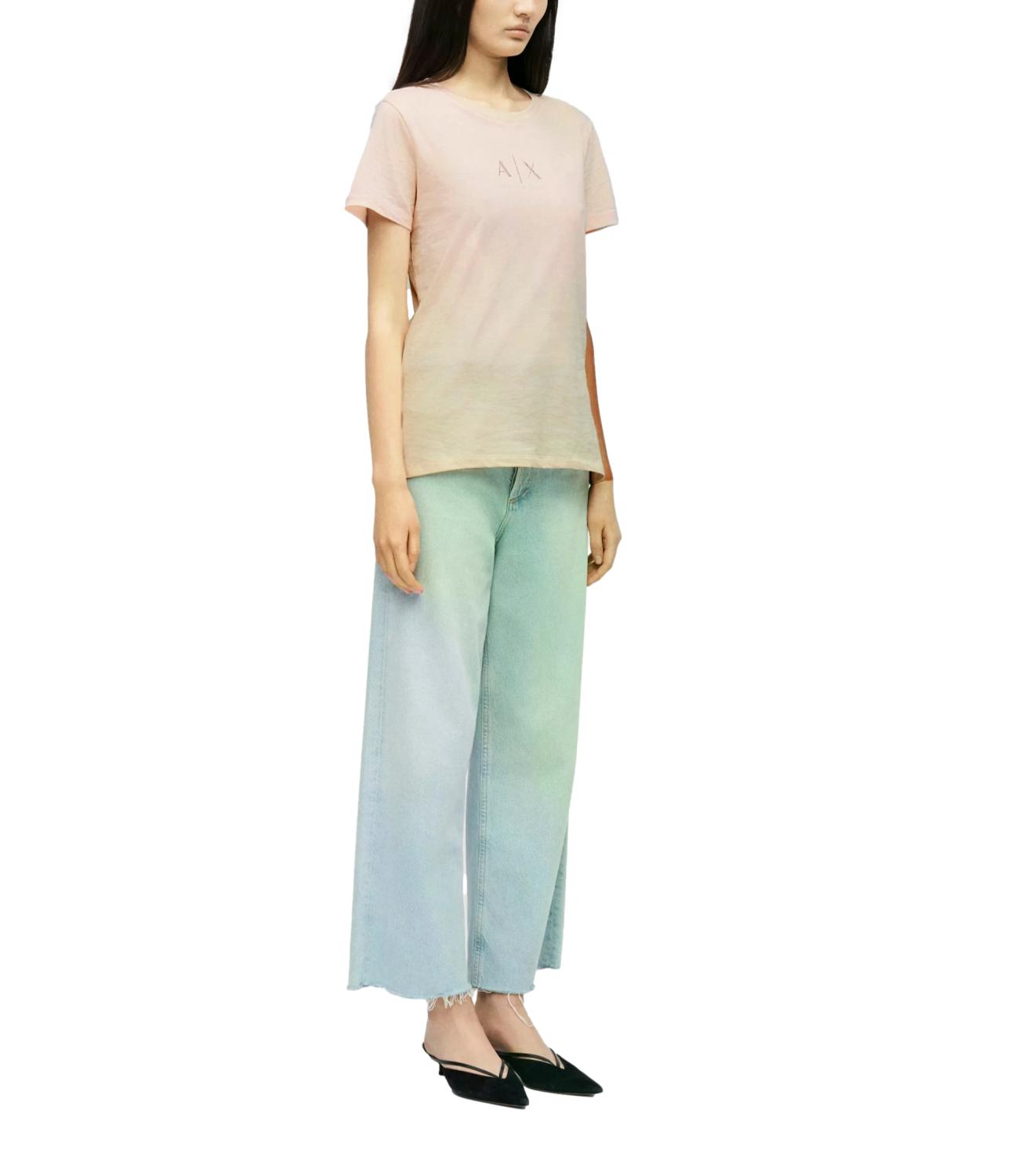 T-shirt Armani Exchange rosa AX
