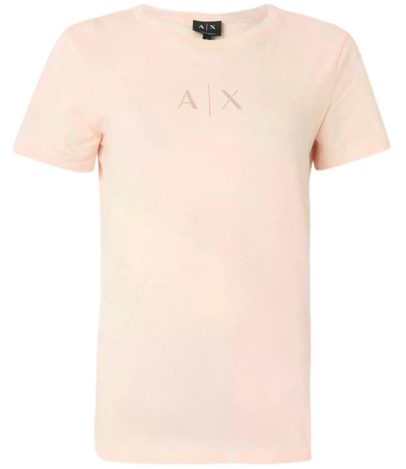 T-shirt Armani Exchange rosa AX