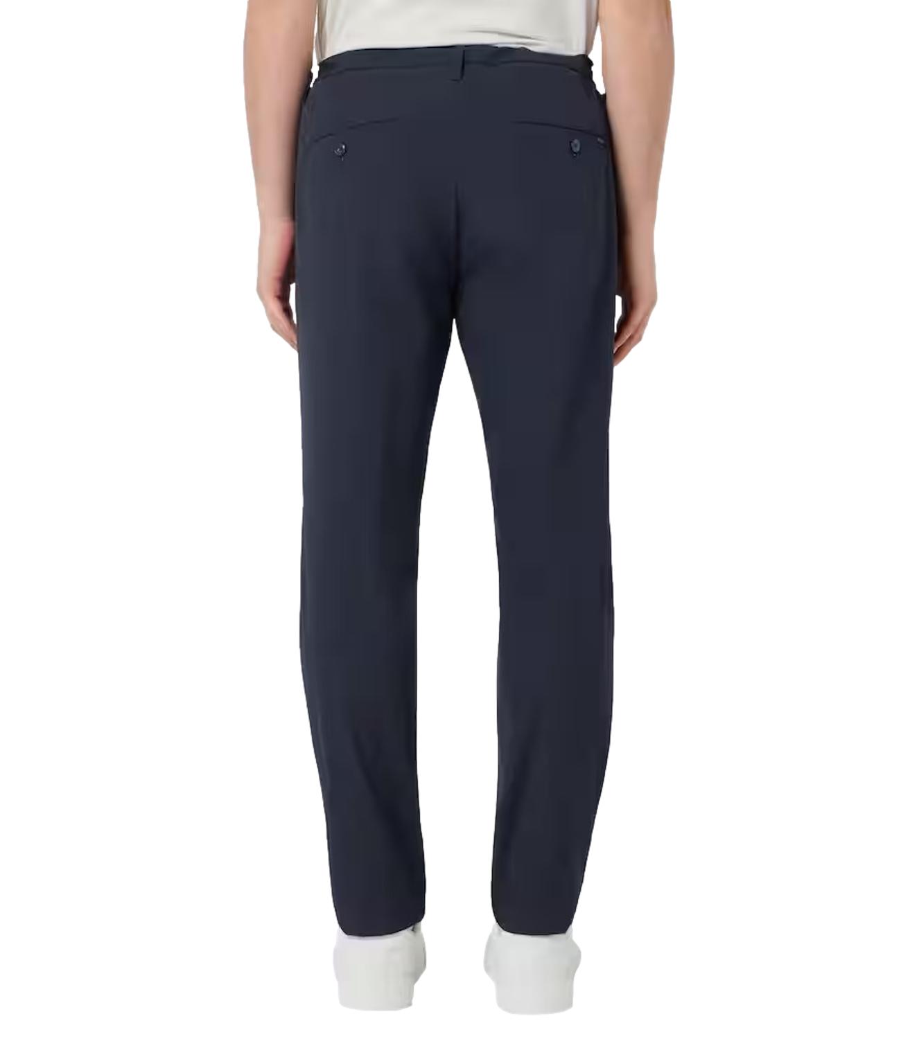 Pantalone atpco blu in tessuto tecnico