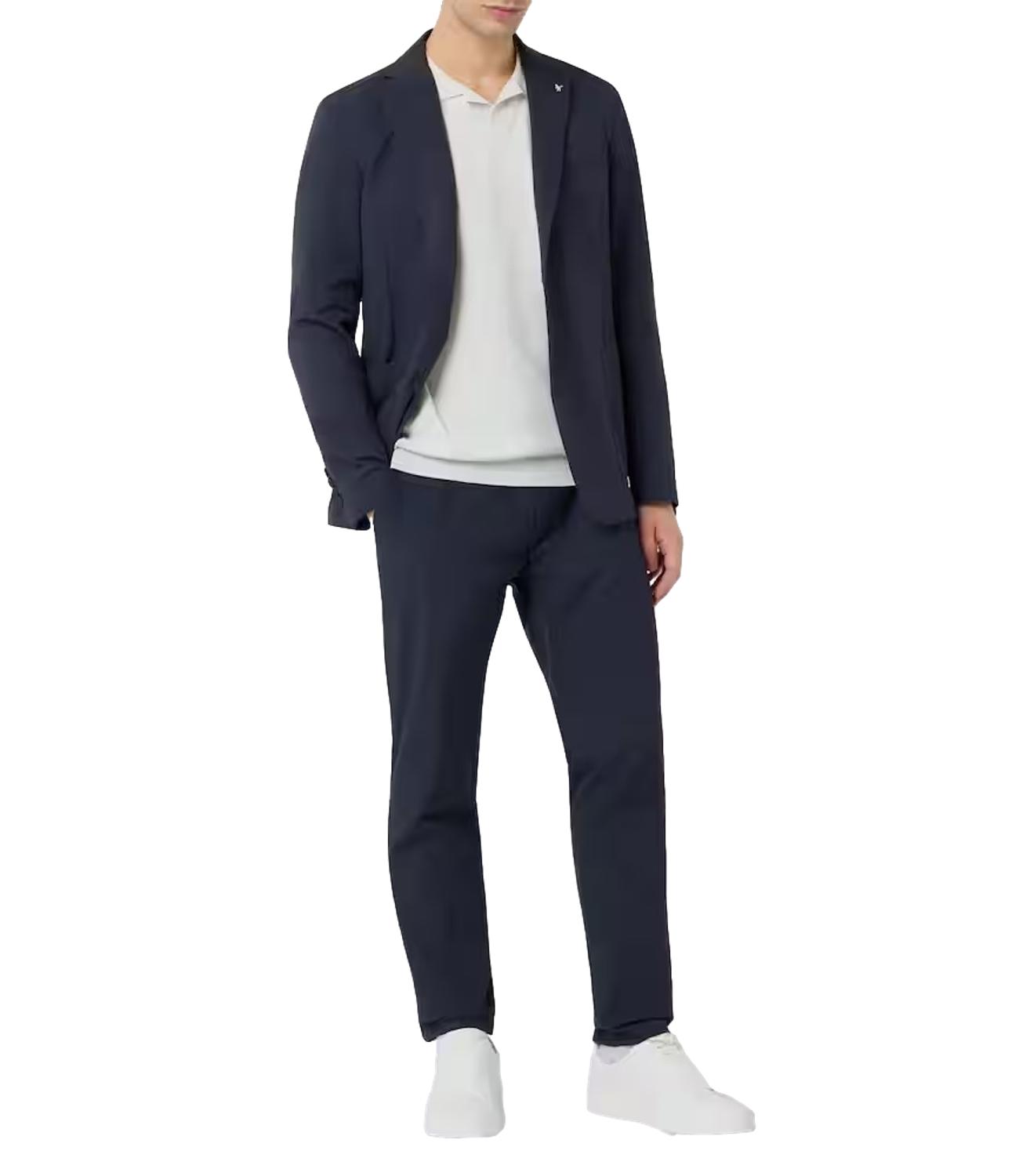 Pantalone atpco blu in tessuto tecnico