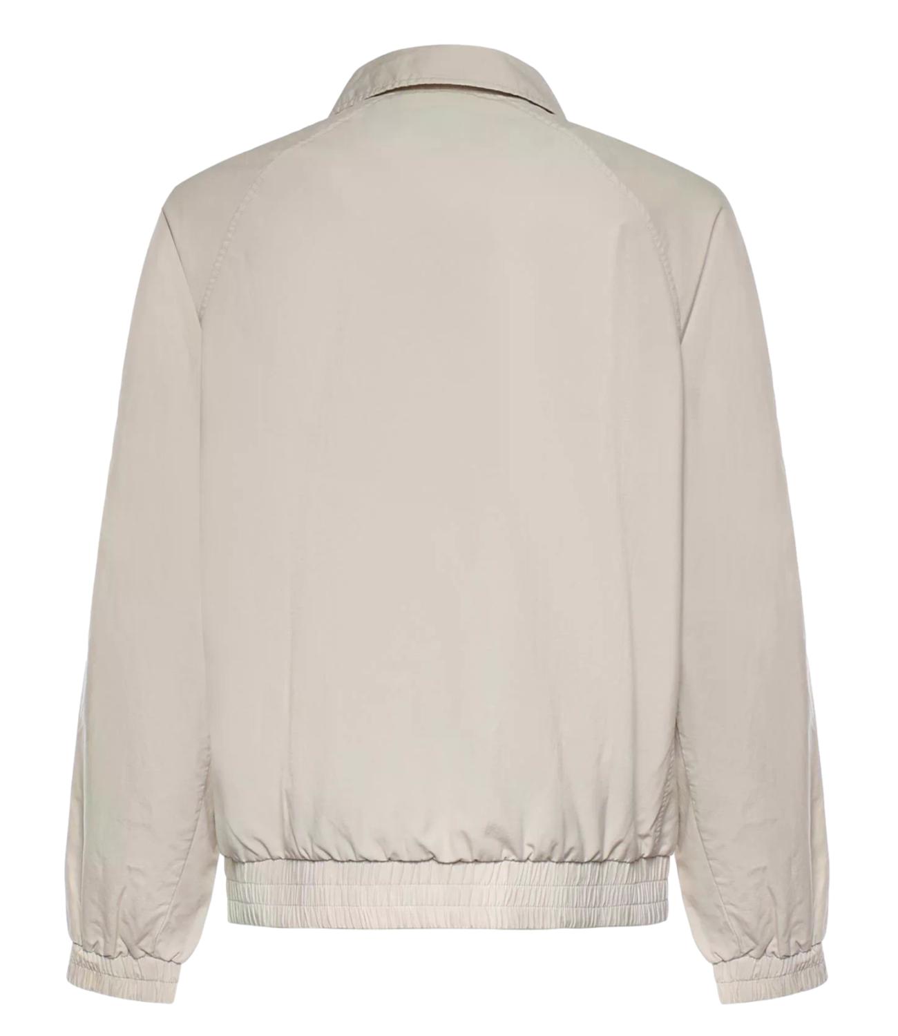 Giacca con zip in misto cotone