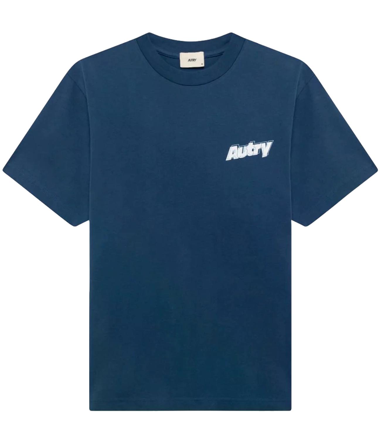 Autry T-SHIRT MAIN MAN blu Uomo