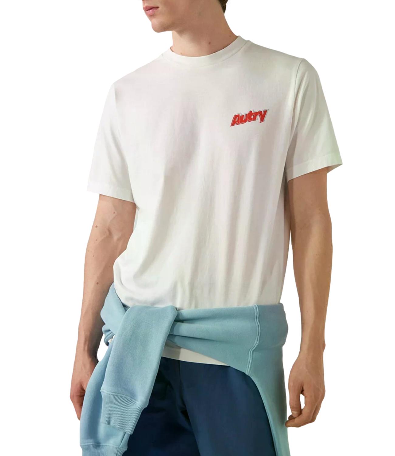Autry T-SHIRT MAIN MAN Bianco Uomo