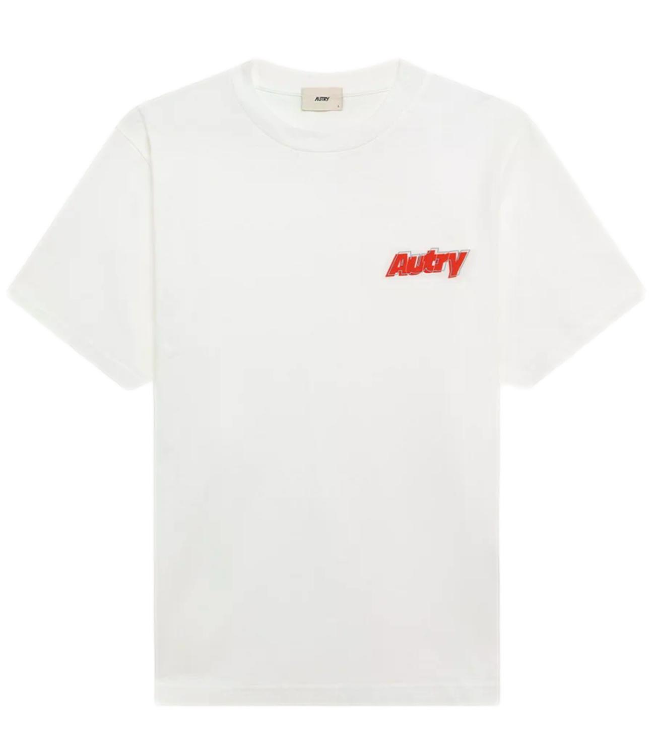 Autry T-SHIRT MAIN MAN Bianco Uomo