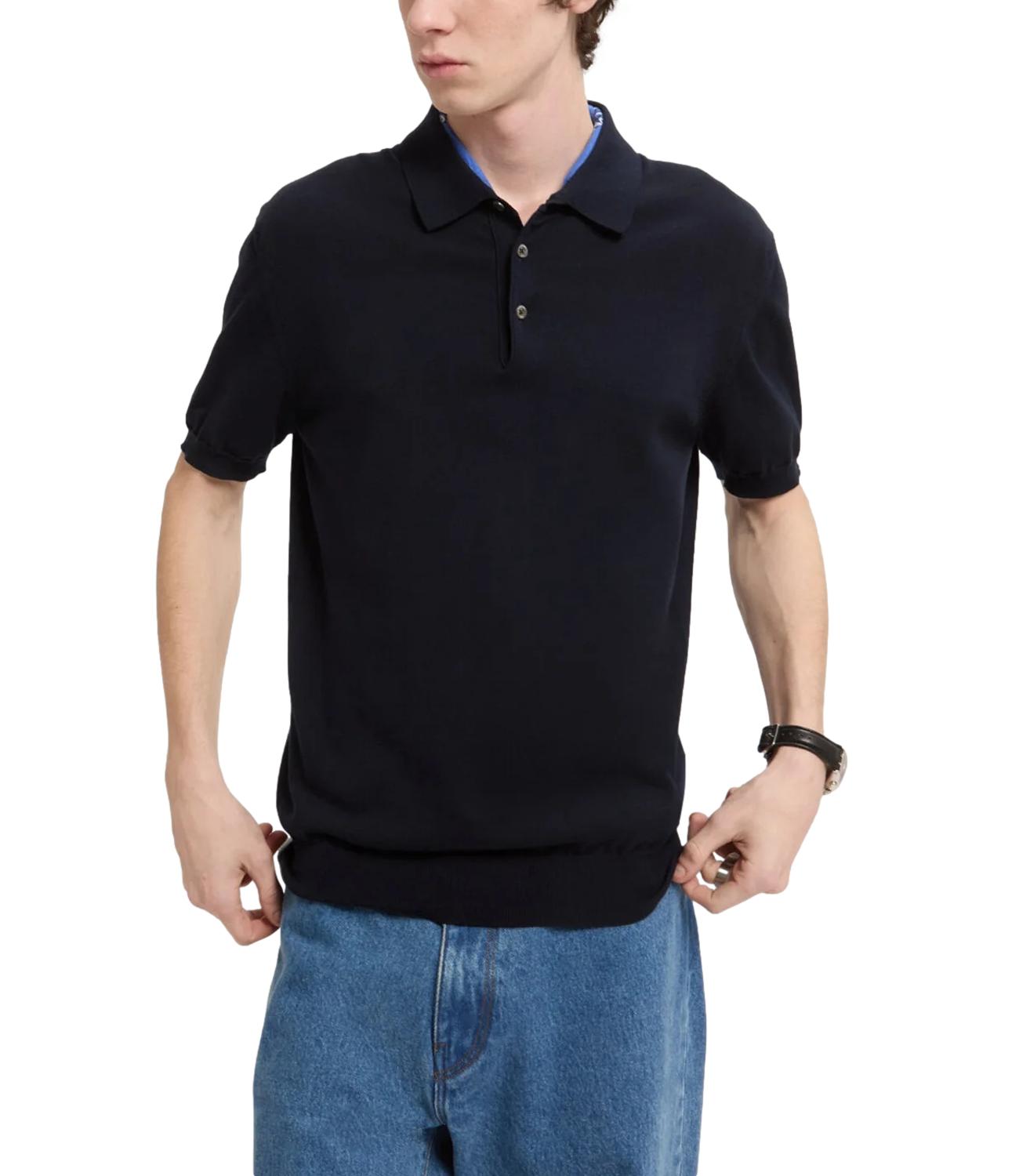 Ss Polo Knit deep blue