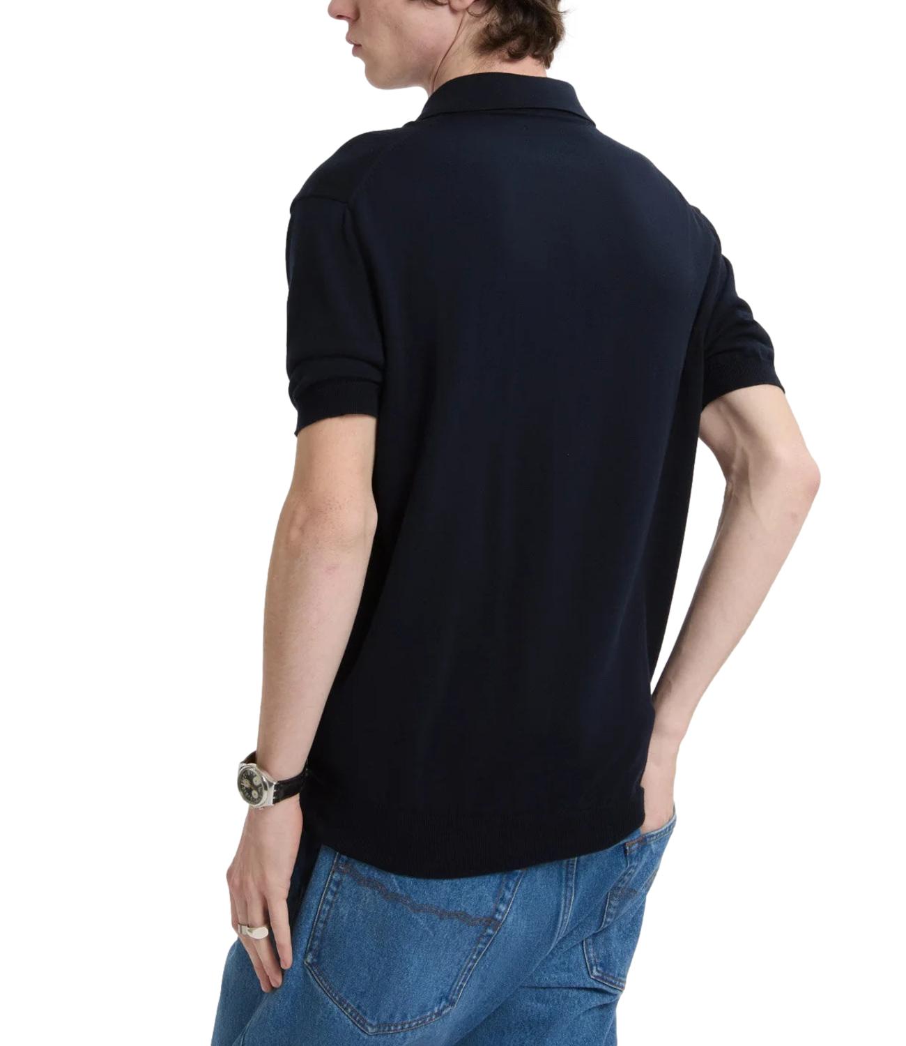 Ss Polo Knit deep blue