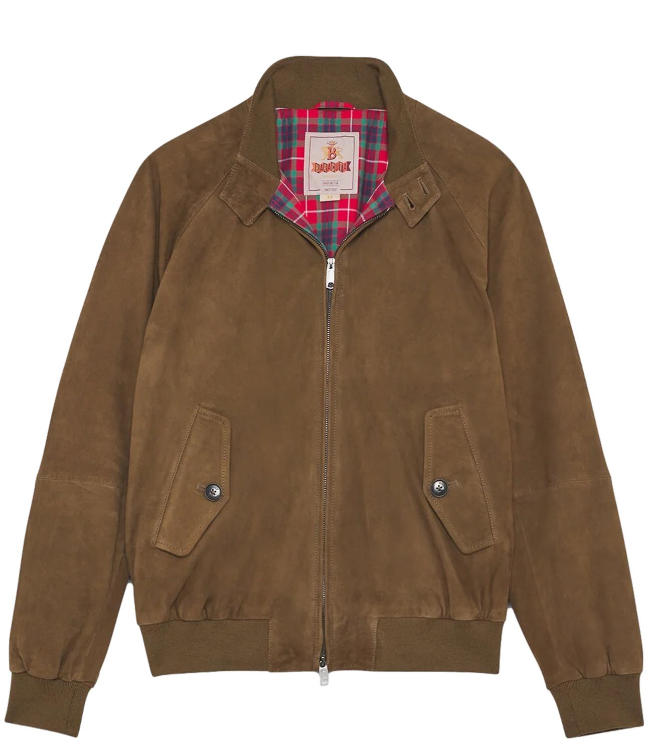 Giacca Camoscio Baracuta dark olive