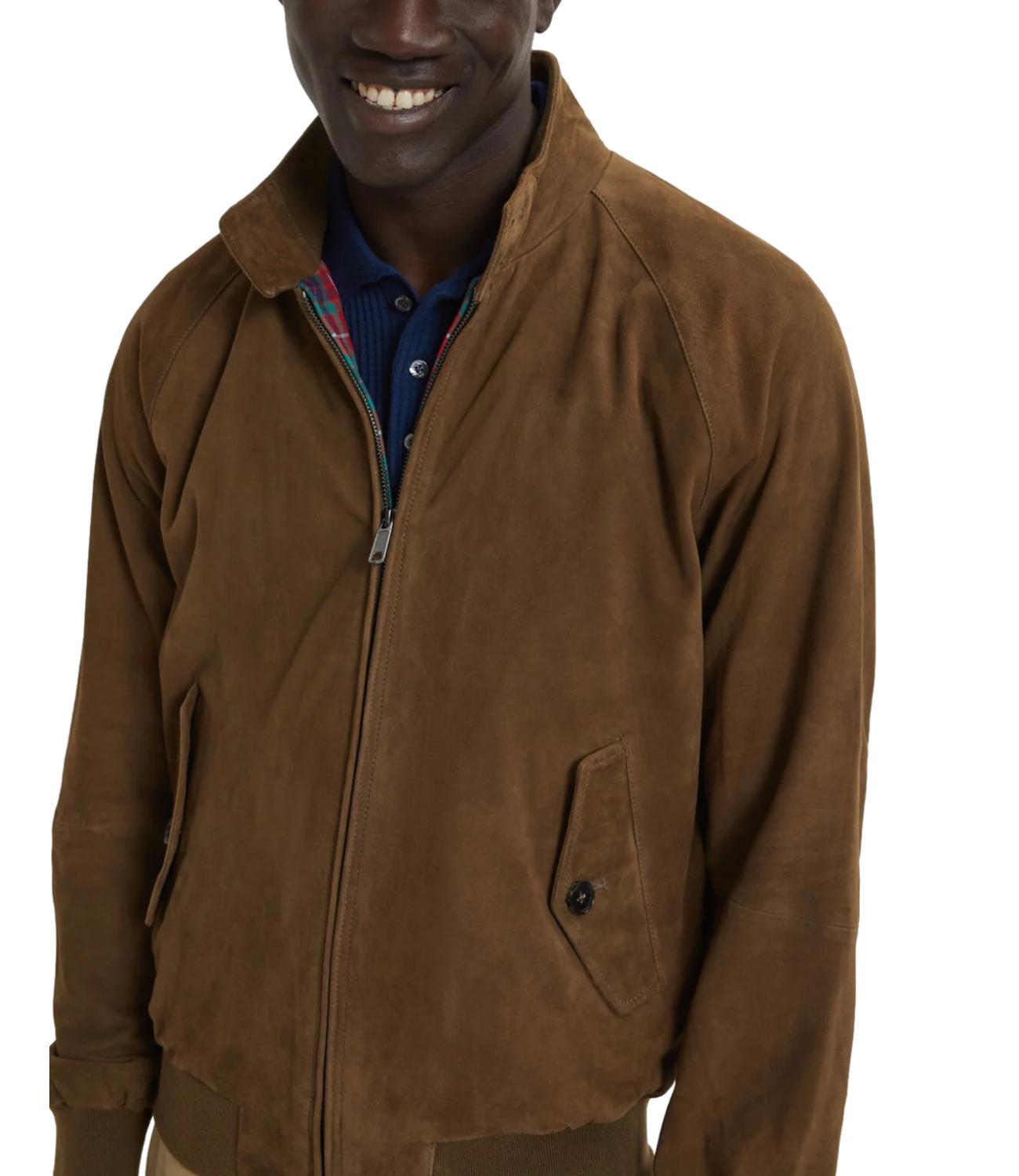 Giacca Camoscio Baracuta dark olive