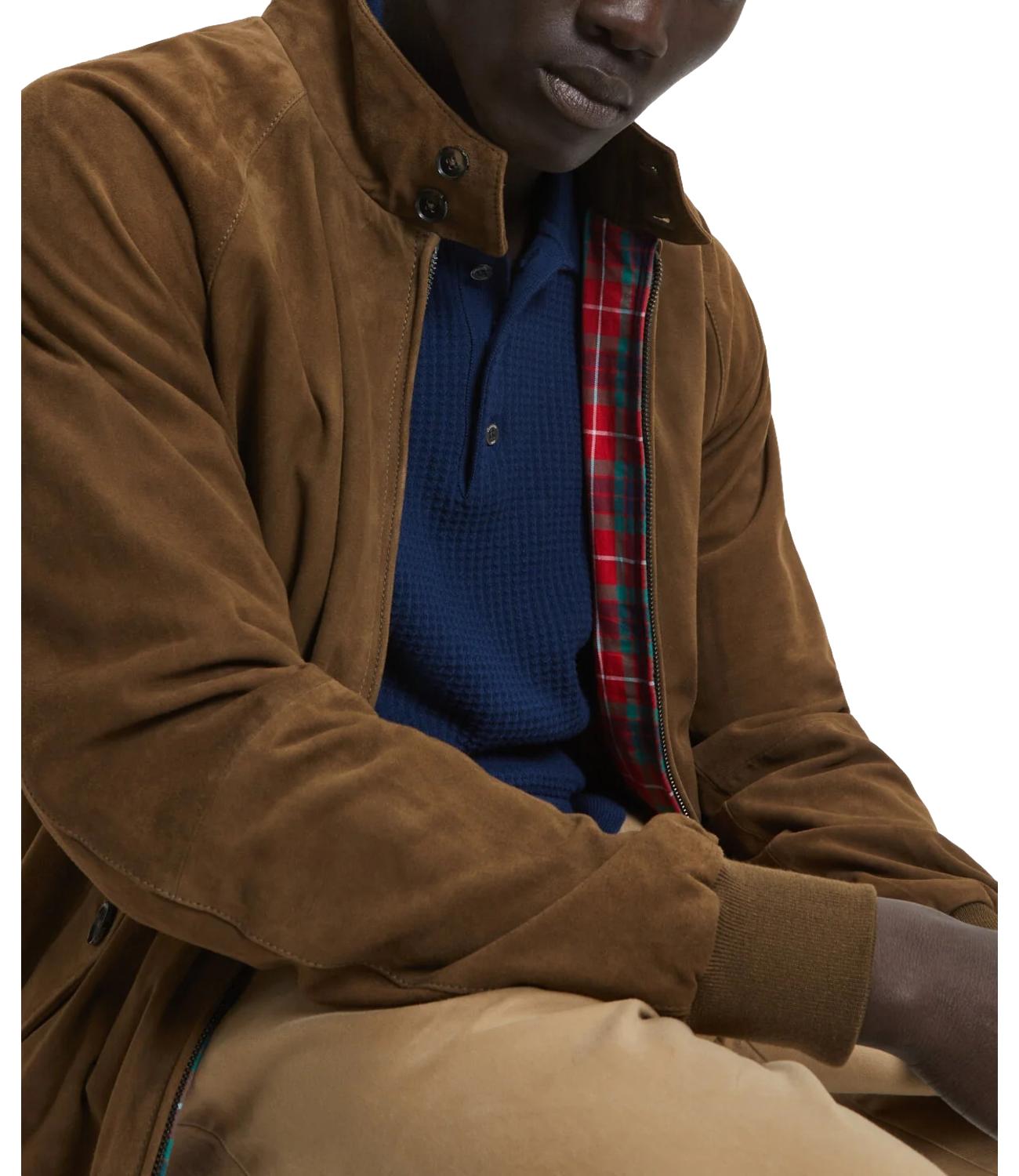 Giacca Camoscio Baracuta dark olive
