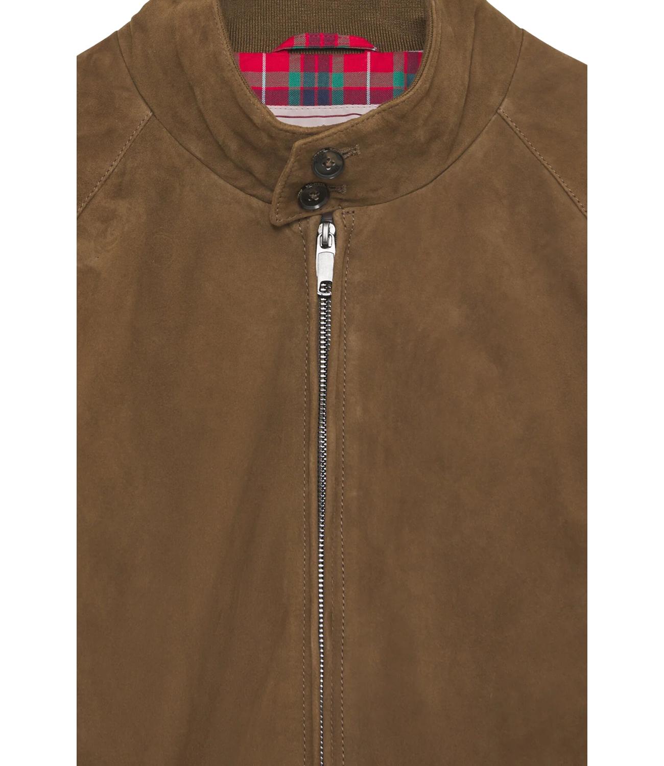 Giacca Camoscio Baracuta dark olive