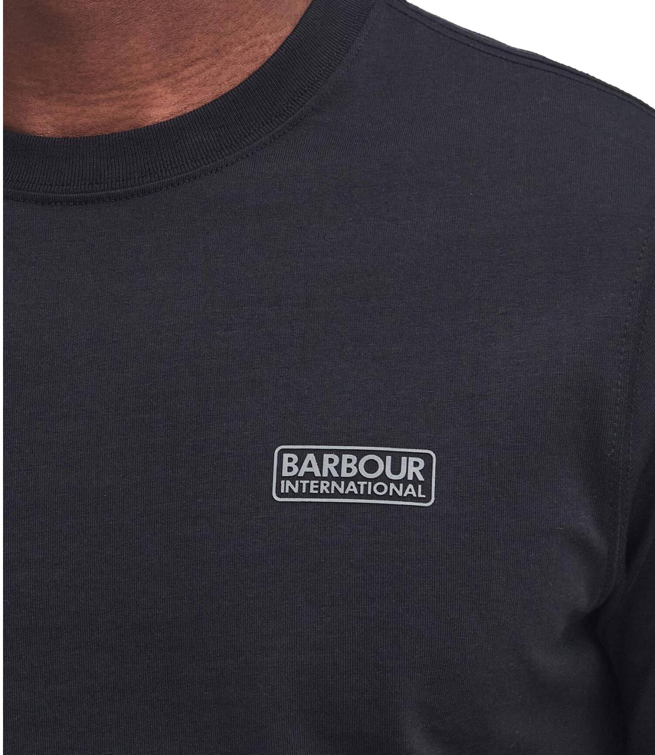 Barbour T-Shirt Small Logo nero uomo