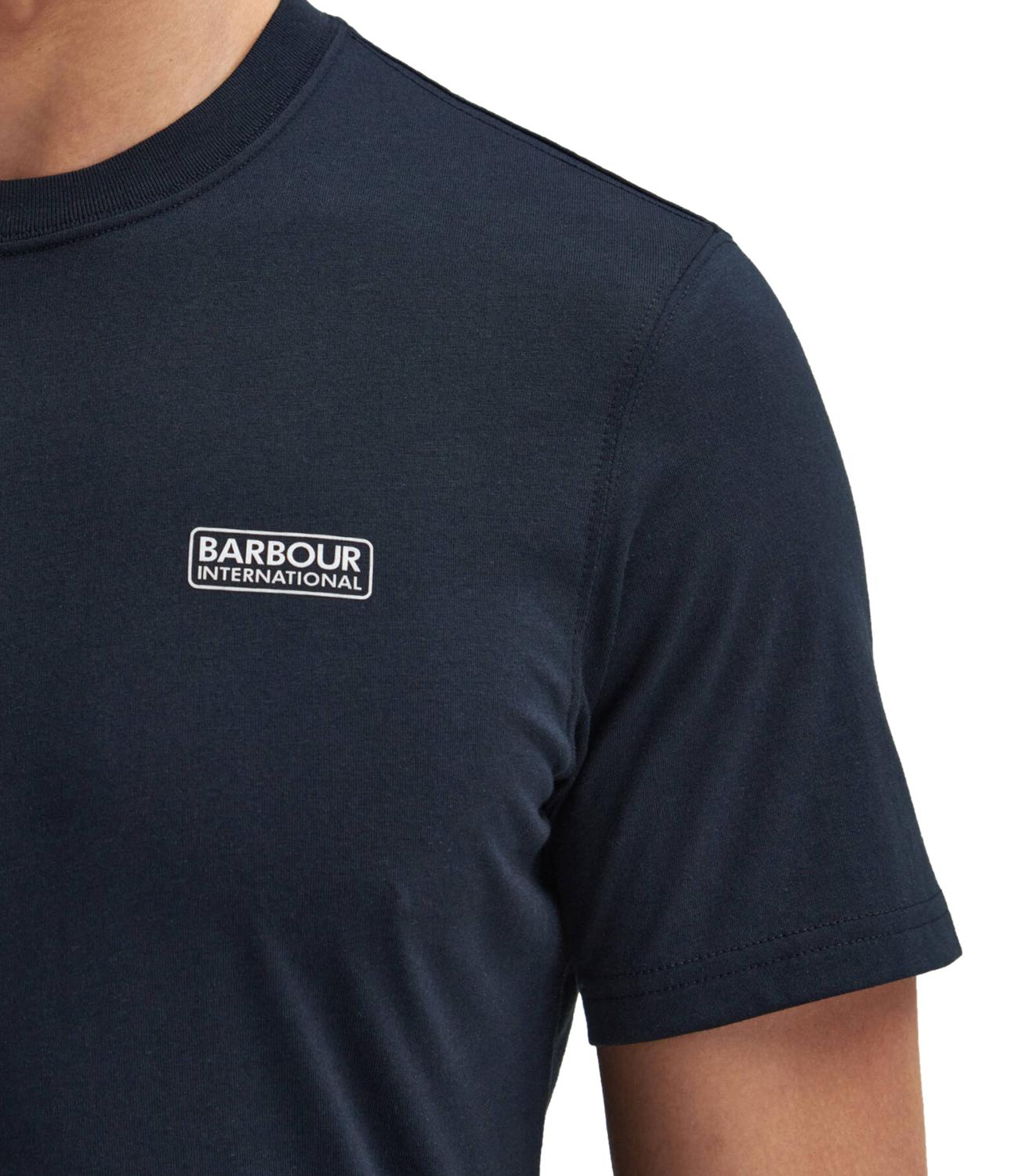 Barbour T-Shirt small logo blu uomo