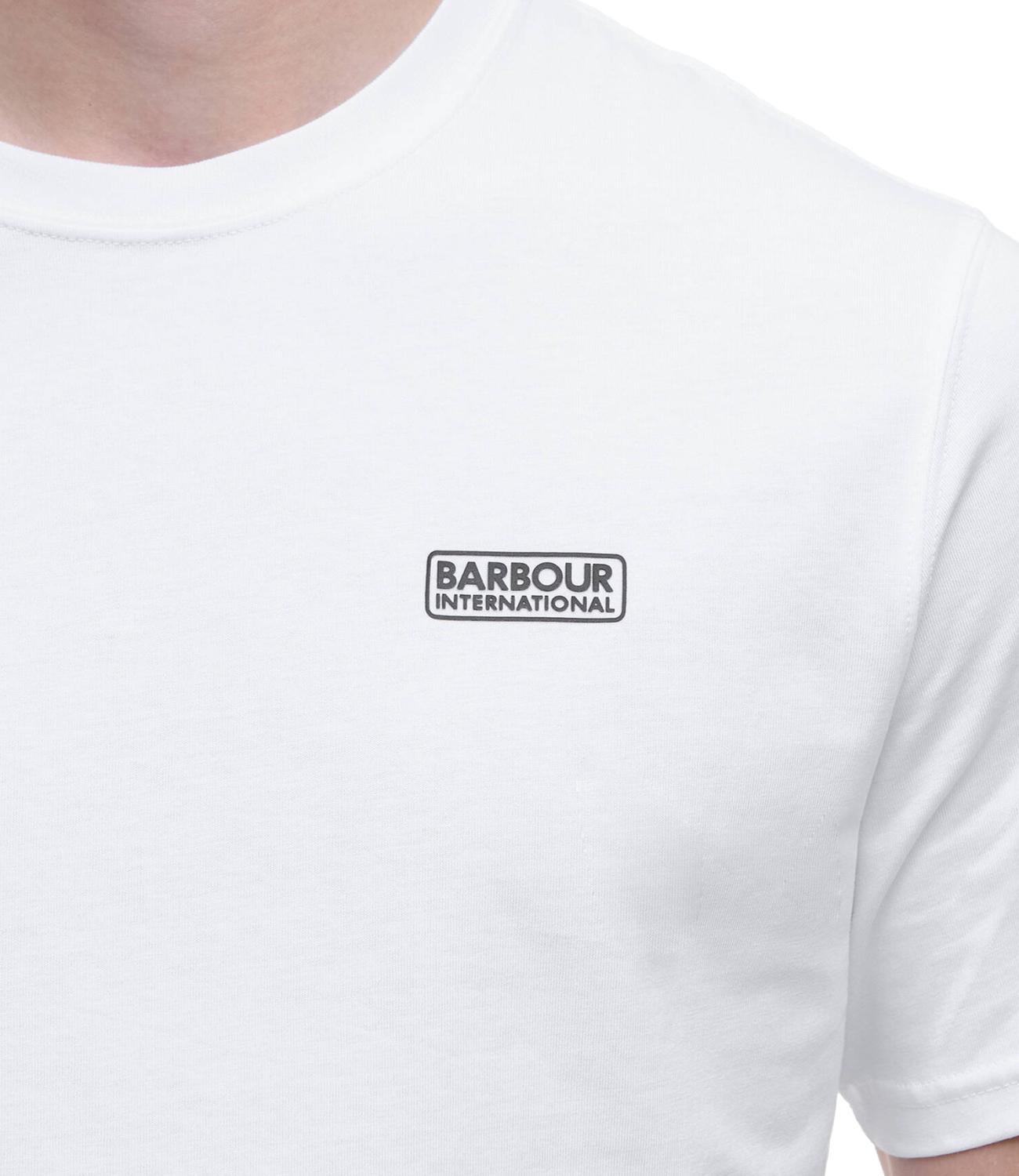 Barbour T-Shirt Small Logo bianco uomo
