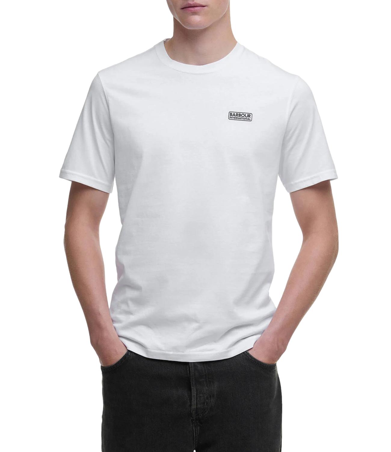 Barbour T-Shirt Small Logo bianco uomo