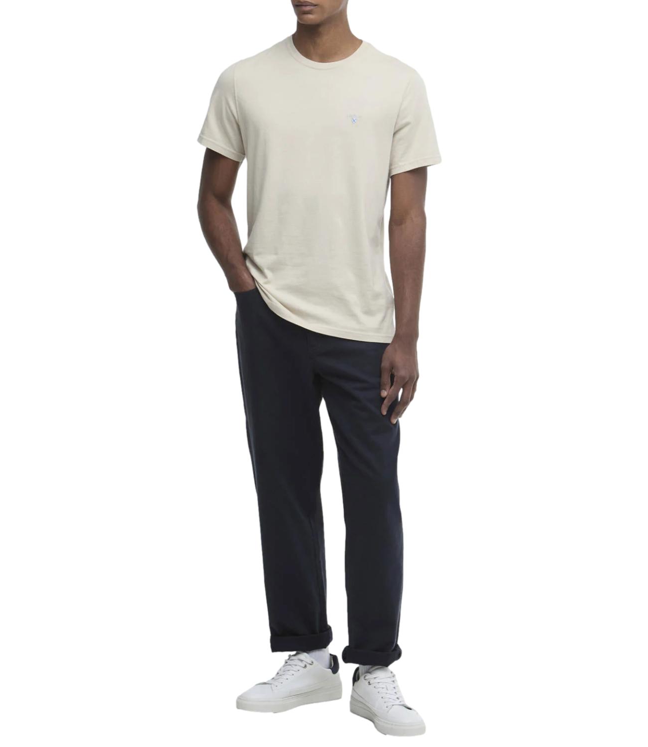 Barbour T-Shirt Tartan Sports Tee beige uomo