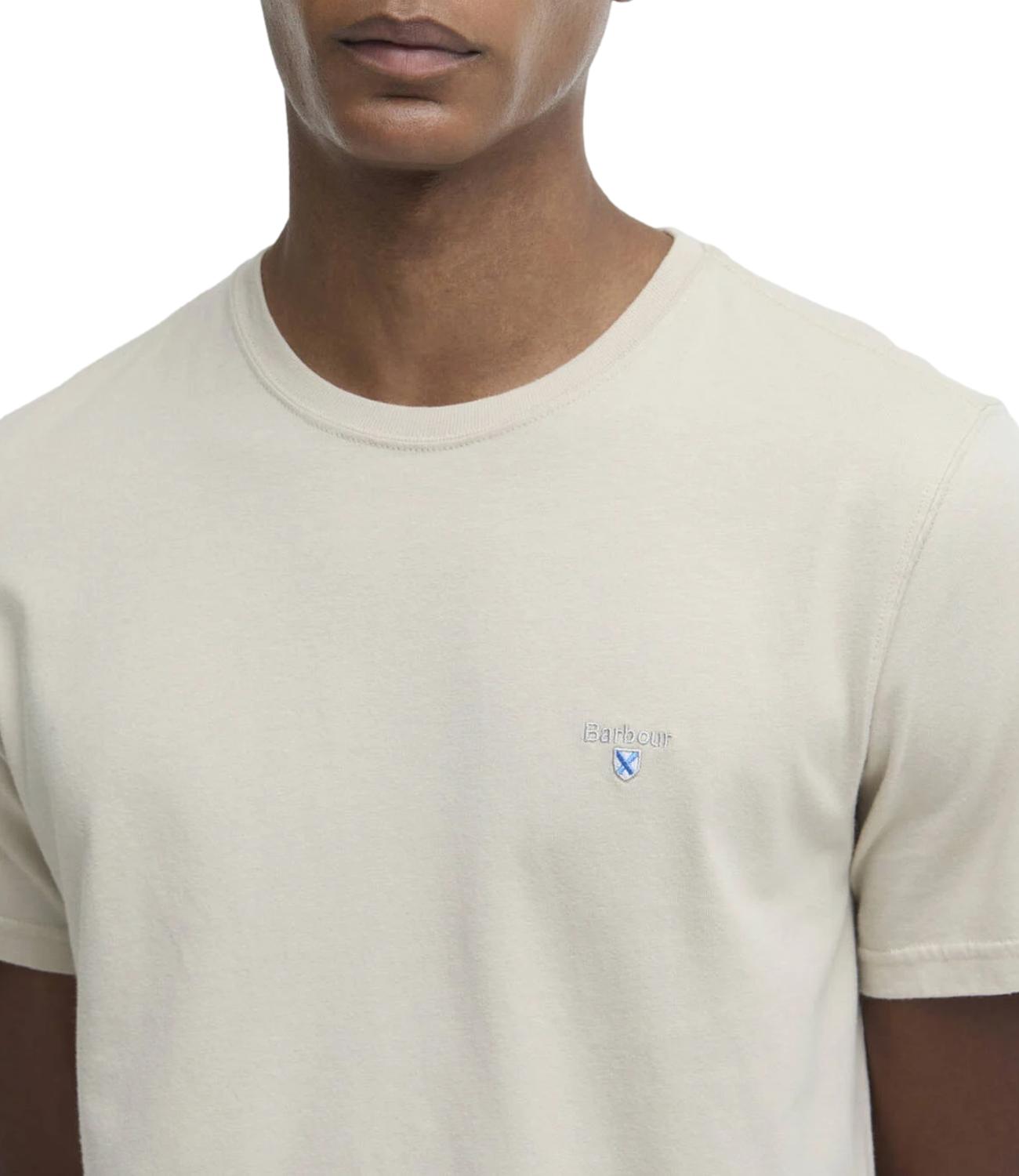 Barbour T-Shirt Tartan Sports Tee beige uomo