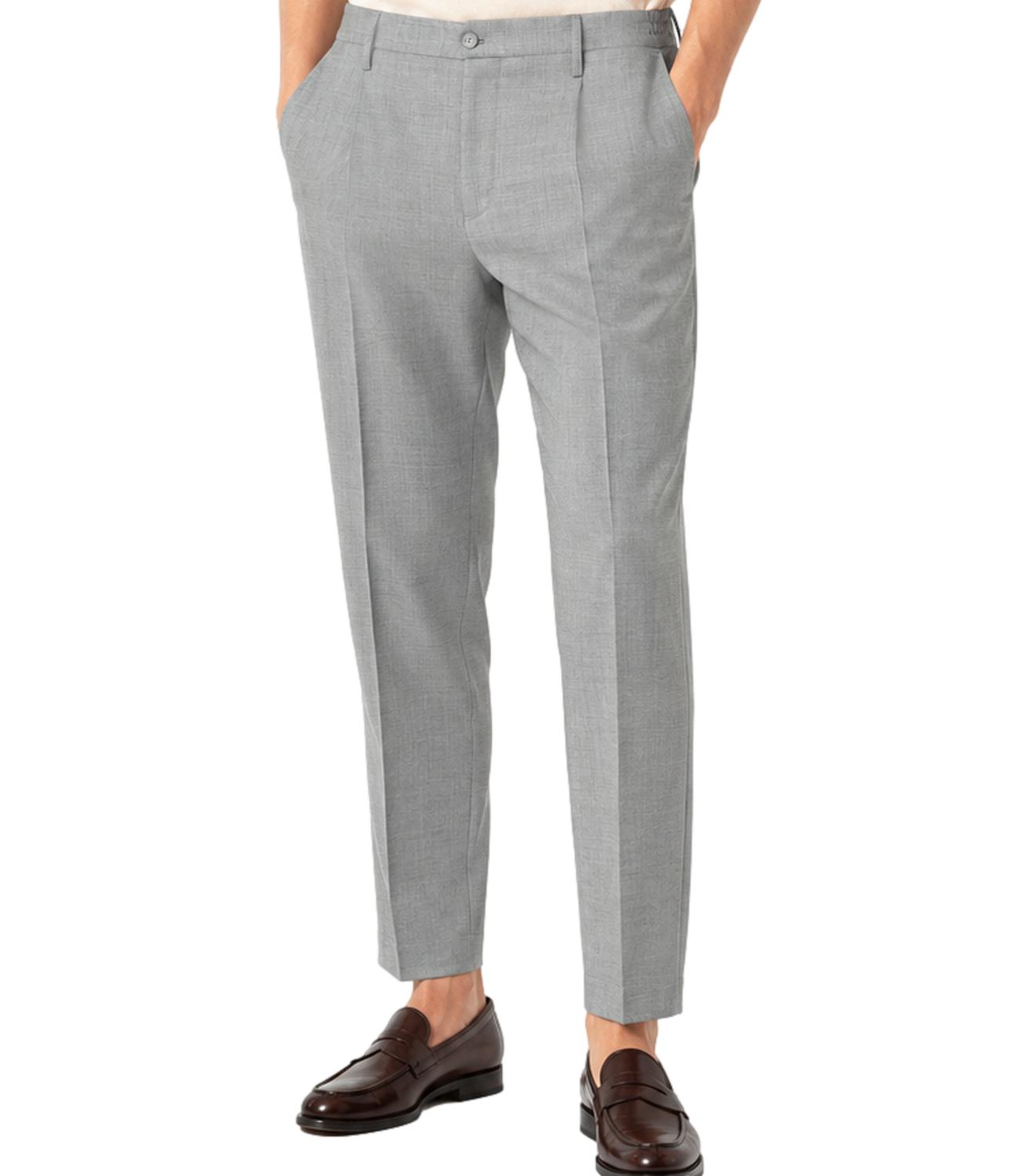 Pantalone Berwich Barber Long grigio