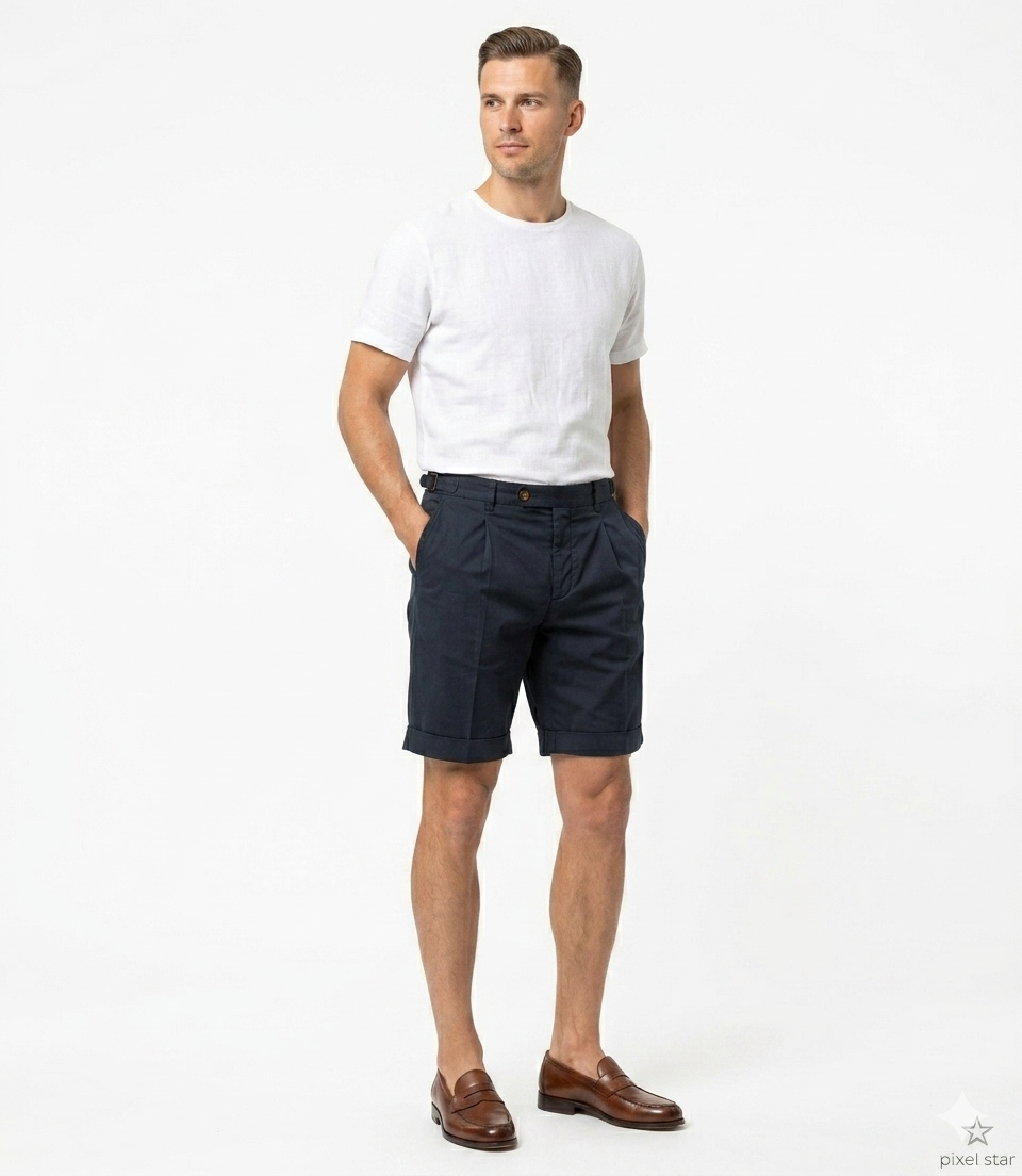 Bermuda Uomo Navy Berwich