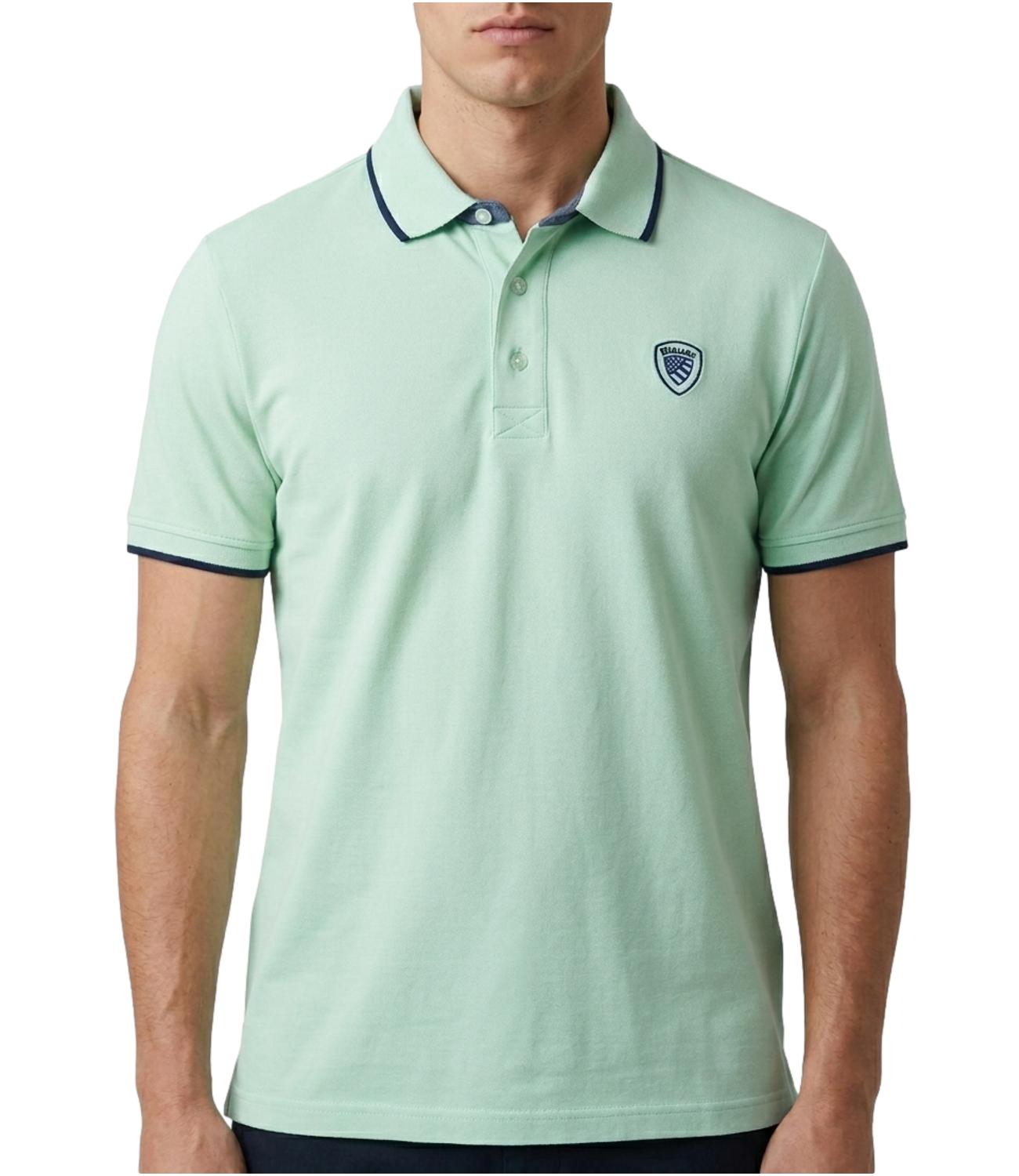 Blauer Polo Damon Green 601 Uomo