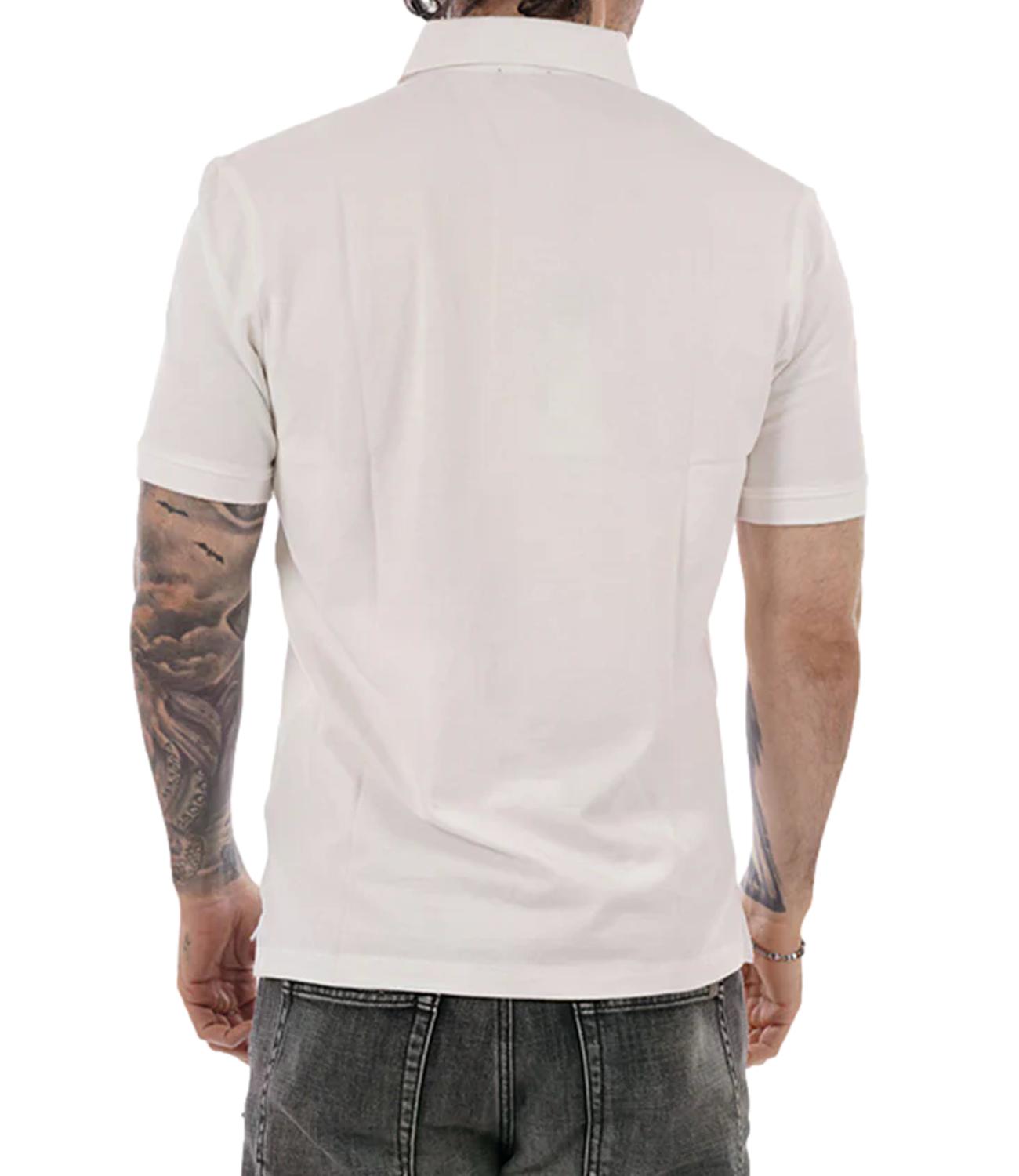 Blauer Polo Albans Bianco Uomo