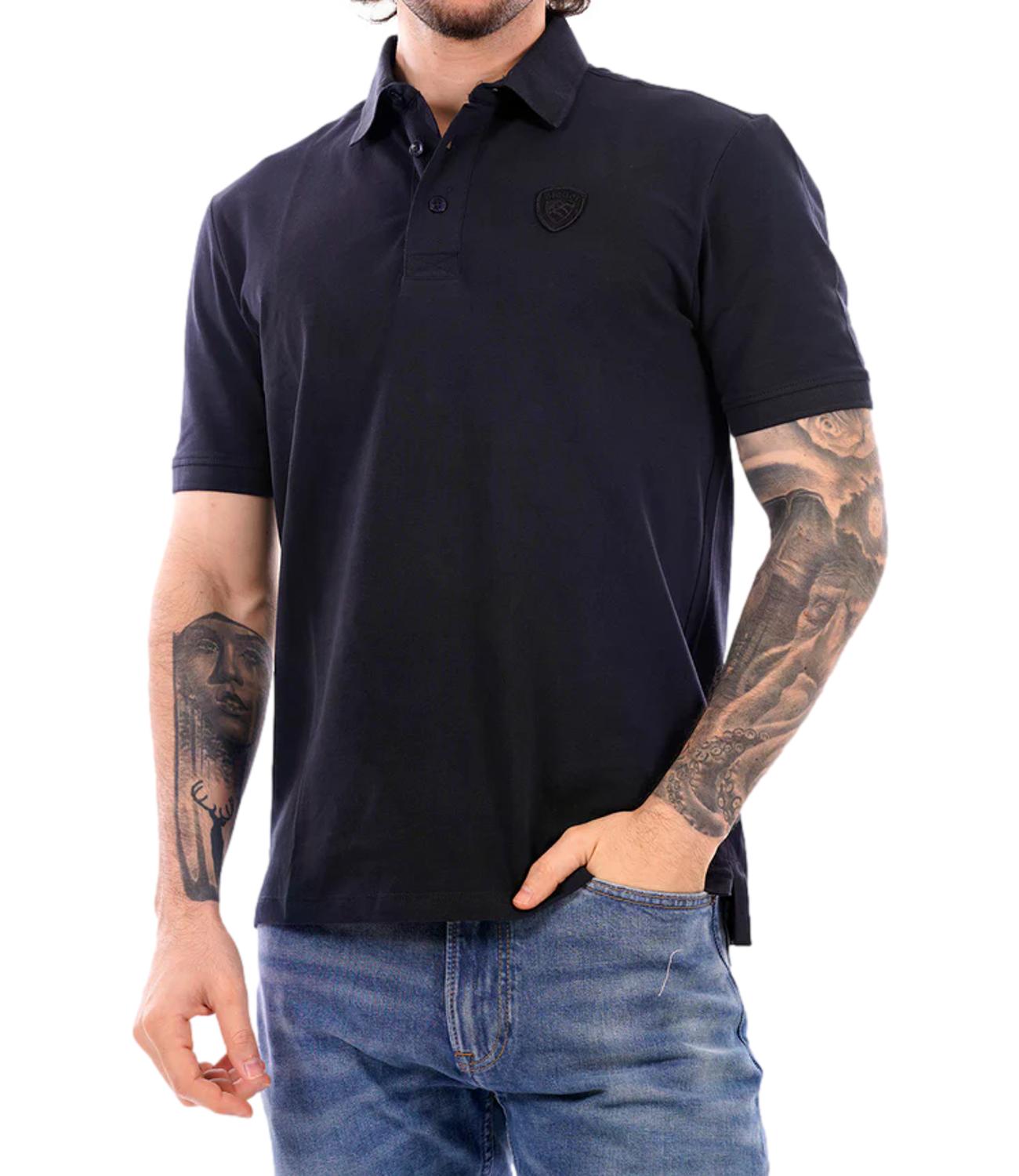 Blauer Polo Albans Blu Uomo