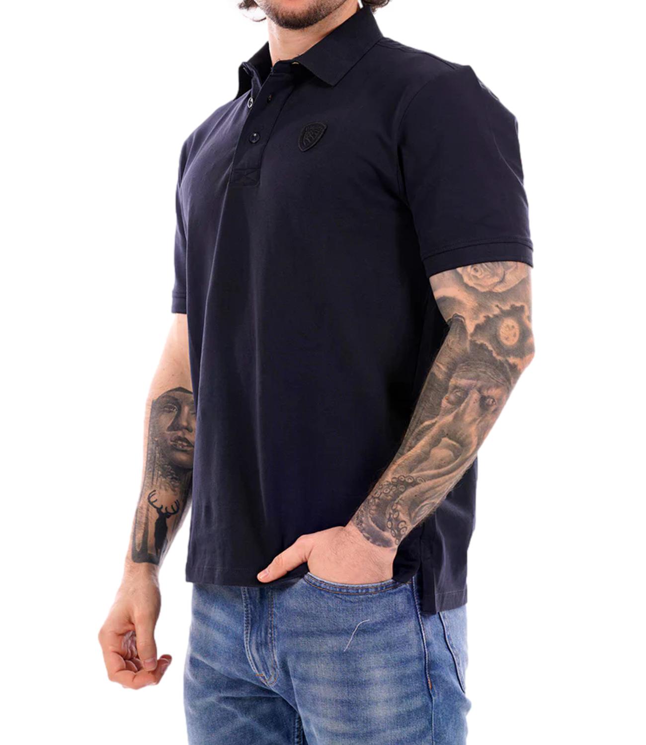 Blauer Polo Albans Blu Uomo