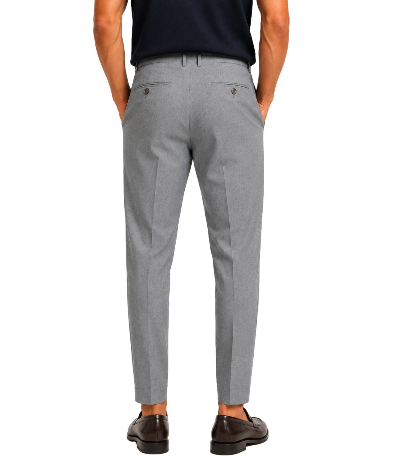 Pantalone Briglia grigio in fresco lana