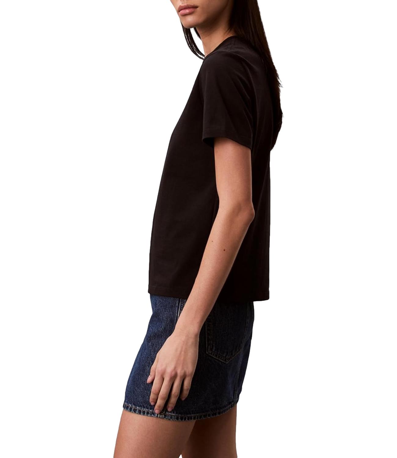 T-shirt Calvin Klein Jeans a maniche corte con logo "New York City" Nero Donna