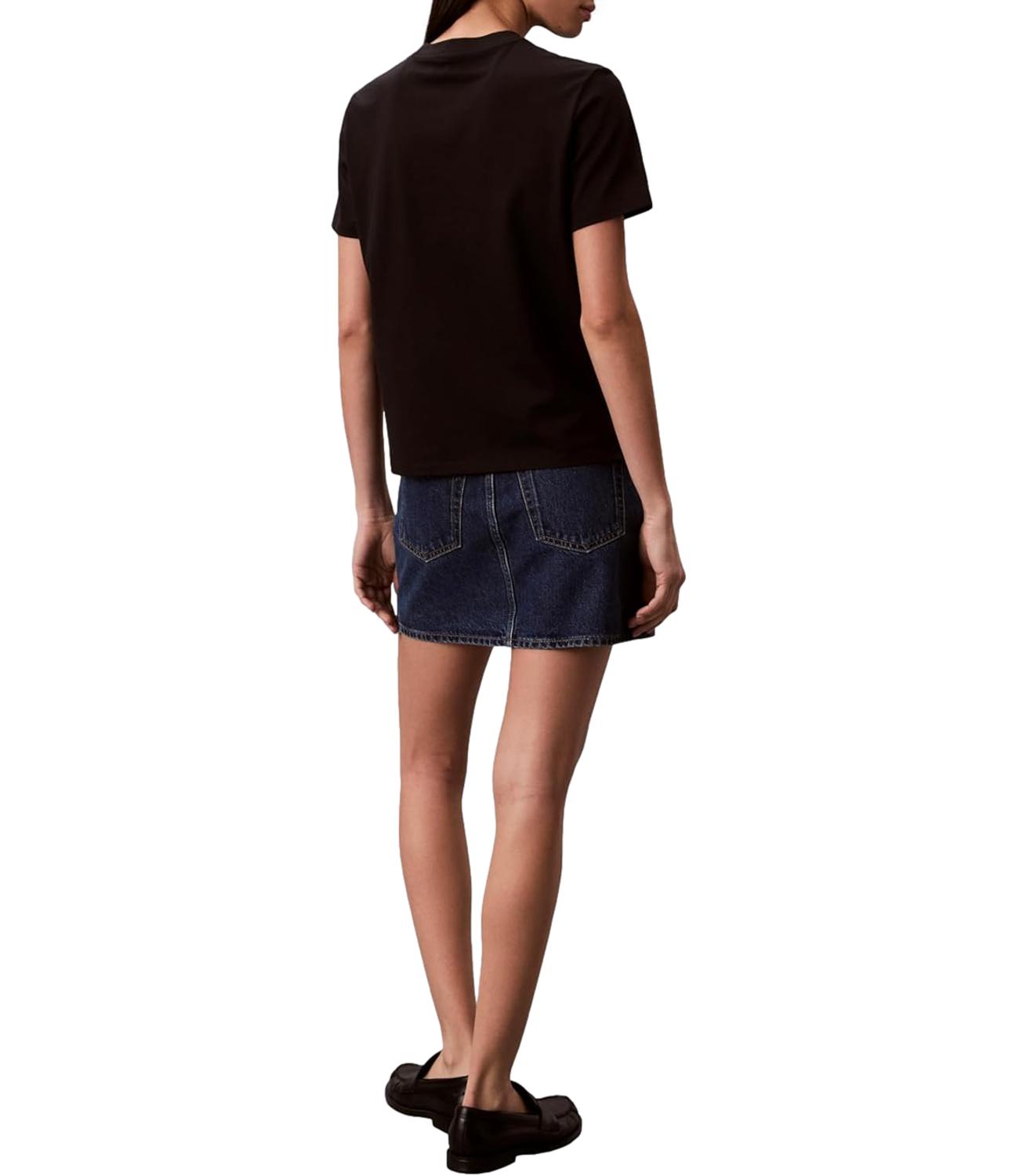 T-shirt Calvin Klein Jeans a maniche corte con logo "New York City" Nero Donna