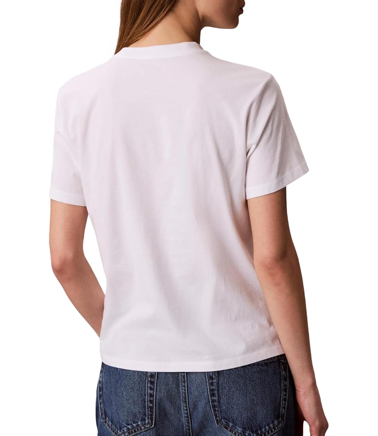 T-shirt Calvin Klein Jeans a maniche corte con logo "New York City" Bianca Donna