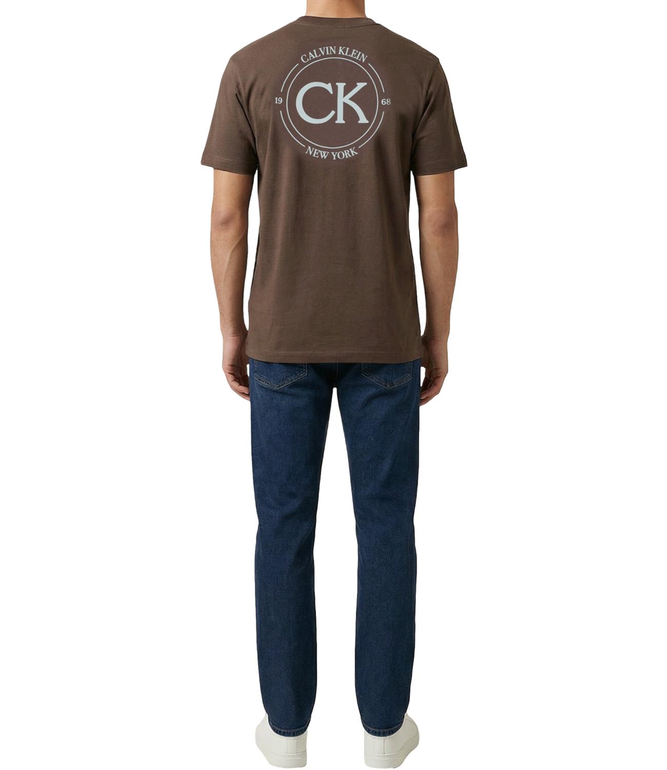 T-Shirt Uomo 9o9 warm oak Calvin Klein marrone