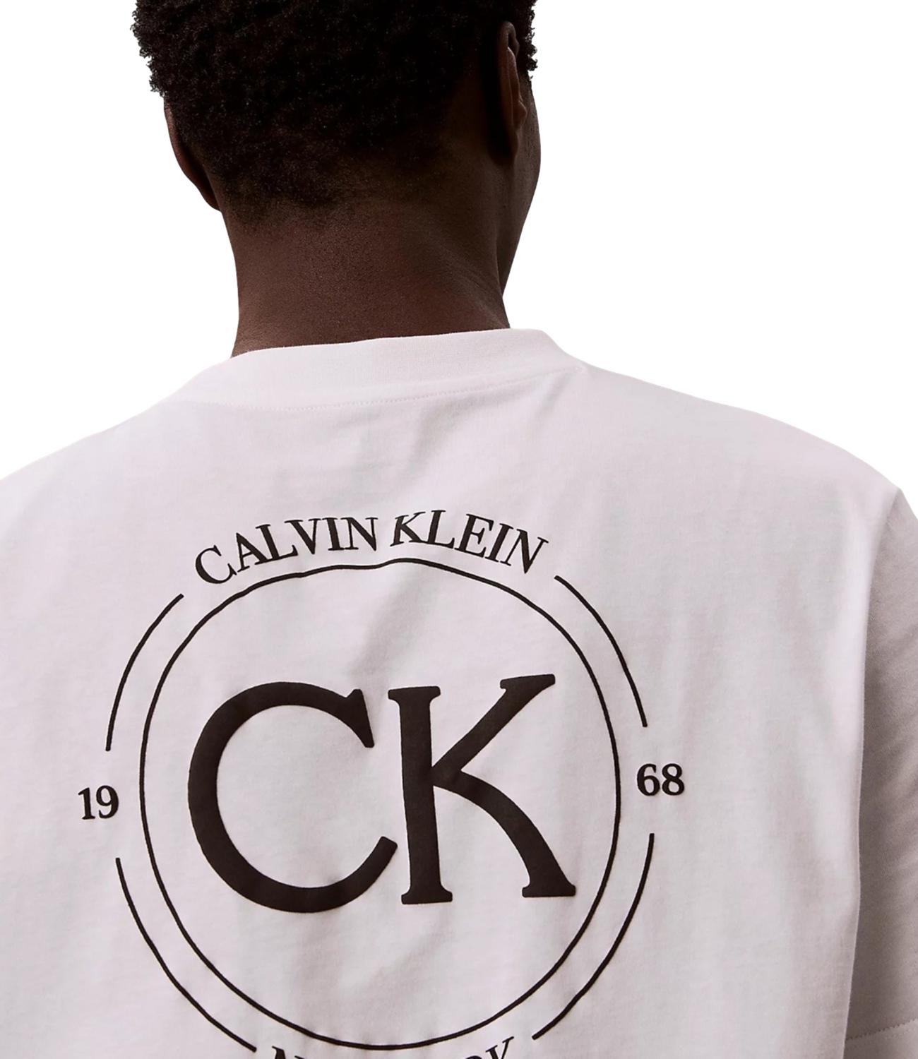 Tshirt Calvin Klein 20S April Graphic Seasonal Fashion bianca