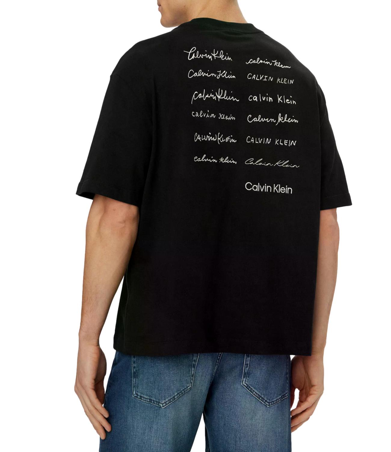 Tshirt nera 16S April Graphic Seasonal Fashion ck