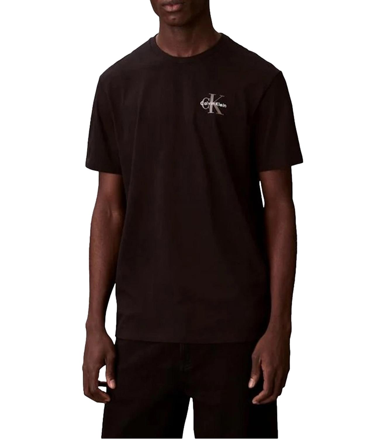 Calvin Klein t-shirt uomo nera jersey